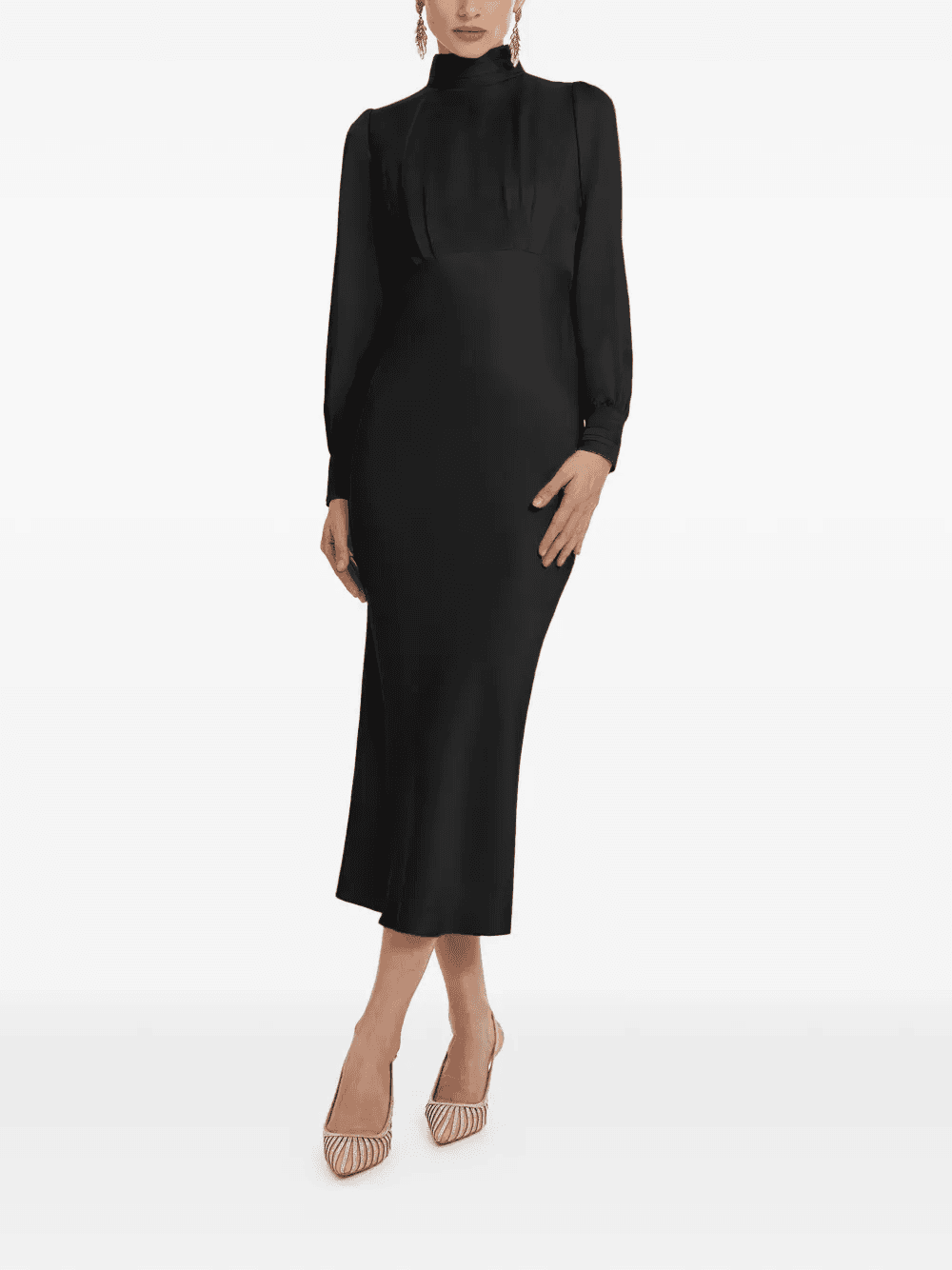 Jacob mock-neck midi dress - Image 1
