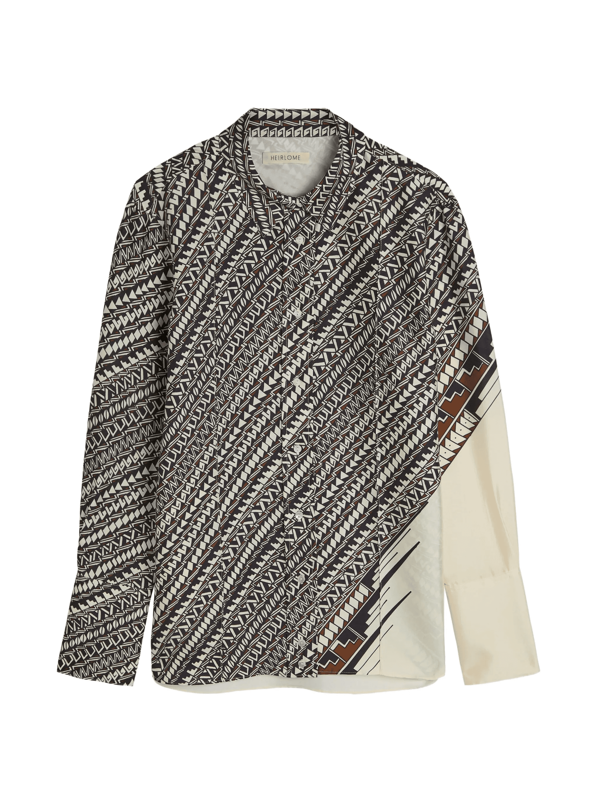 X Alex Jurado print colourblock shirt - Image 1