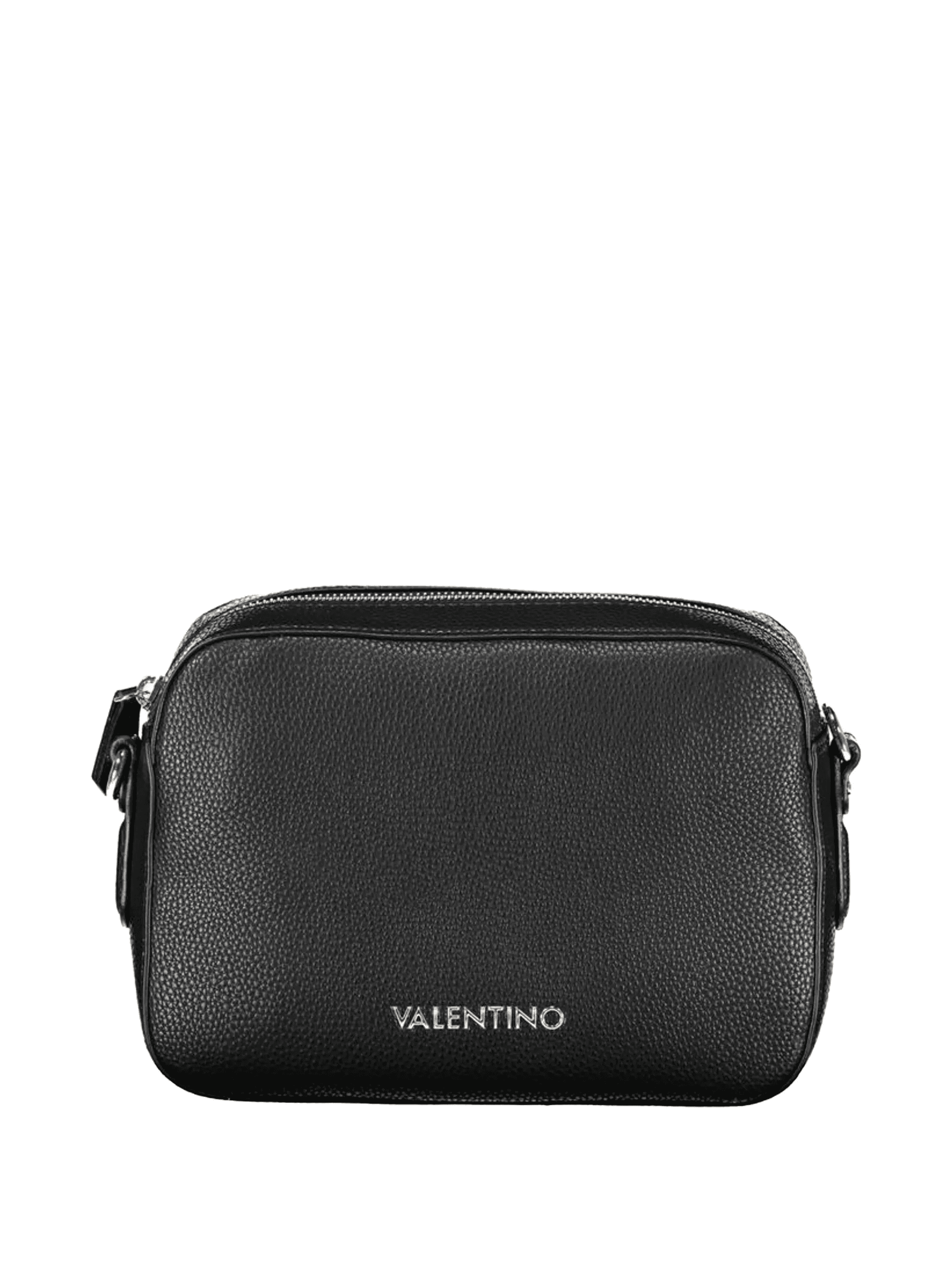 pebbled-texture logo-lettering crossbody bag - Image 1