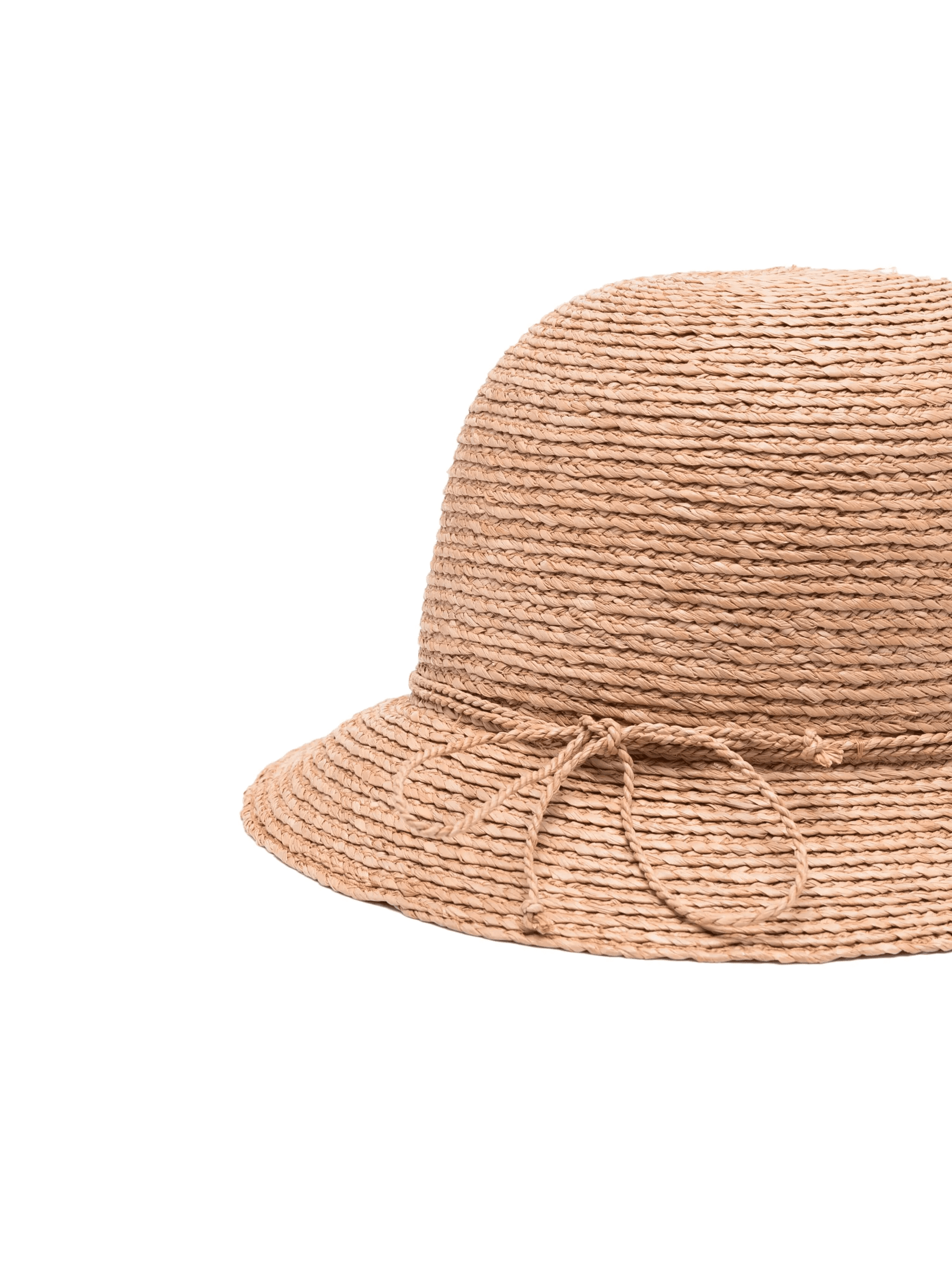 bow-detailing raffia sun hat - Image 1