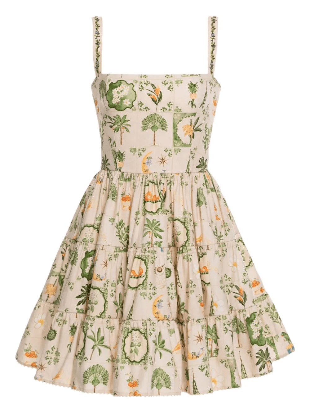 Lima floral-print mini dress - Image 1