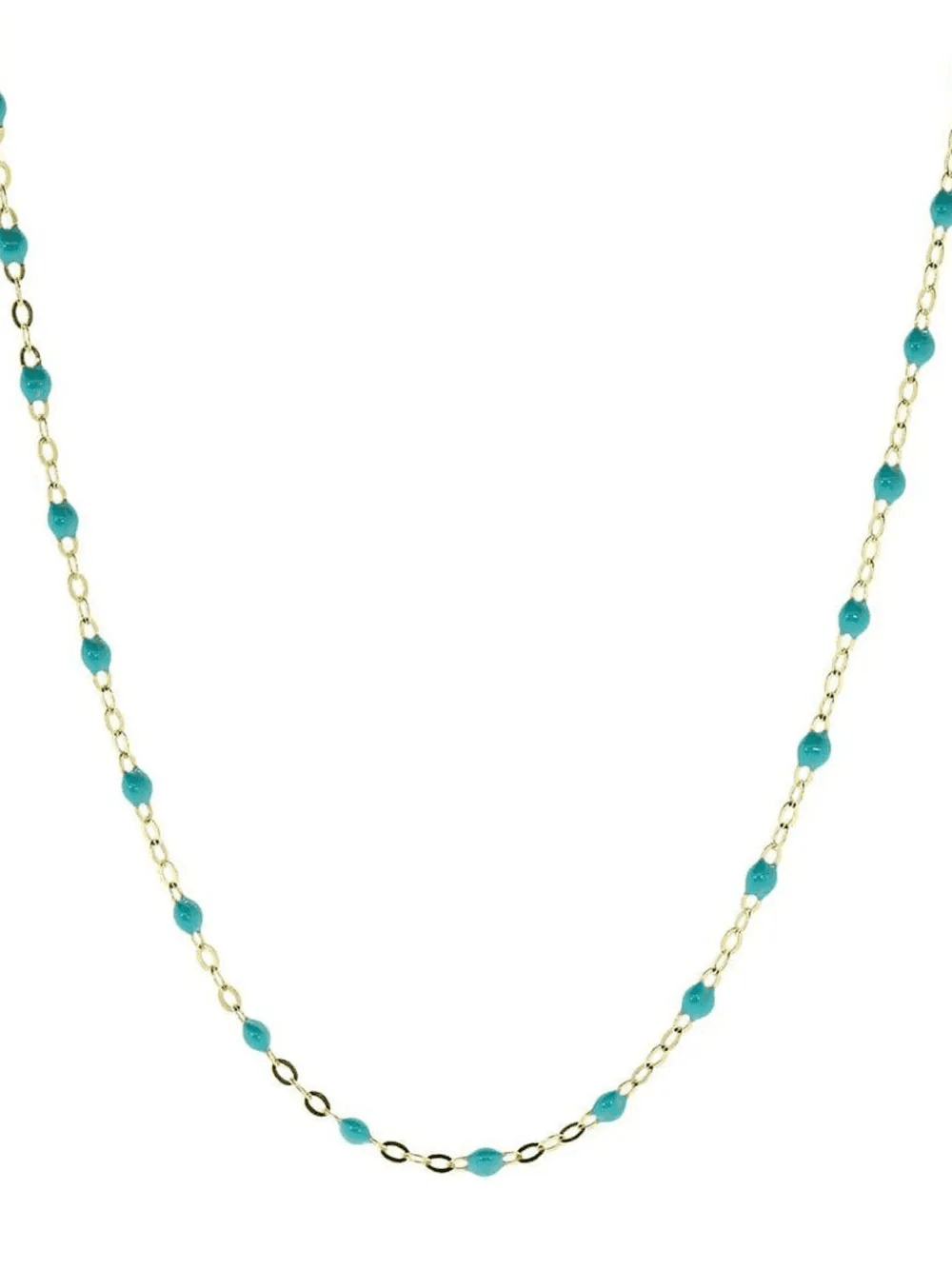18kt yellow gold Classic Gigi beaded sautoir necklace - Image 1