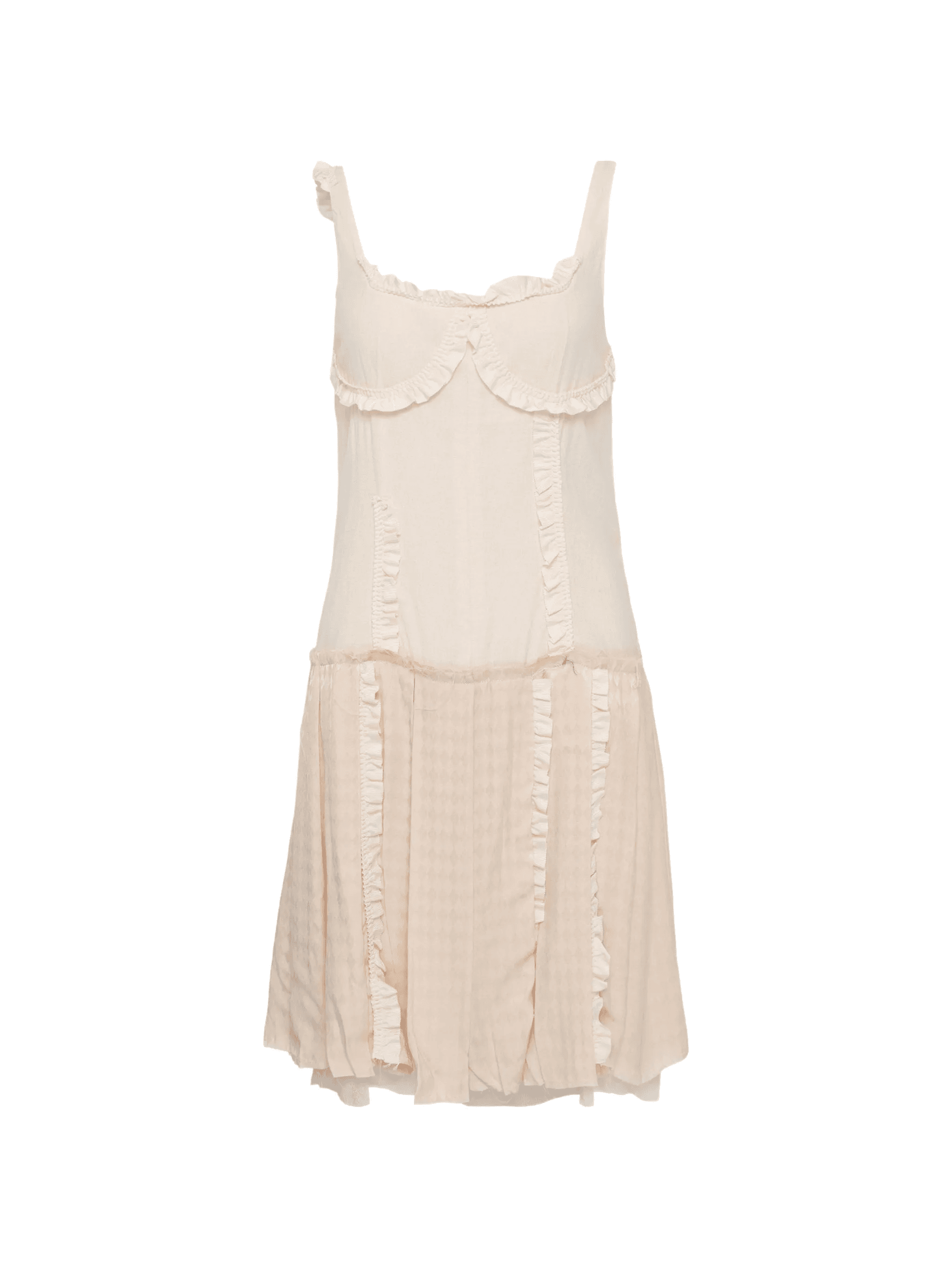 Flapper ruffled pleated mini dress - Image 1