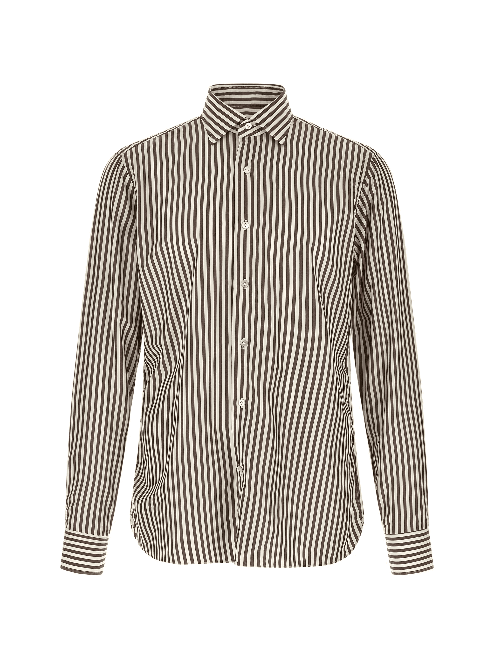 striped buttoned shirt - Image 1