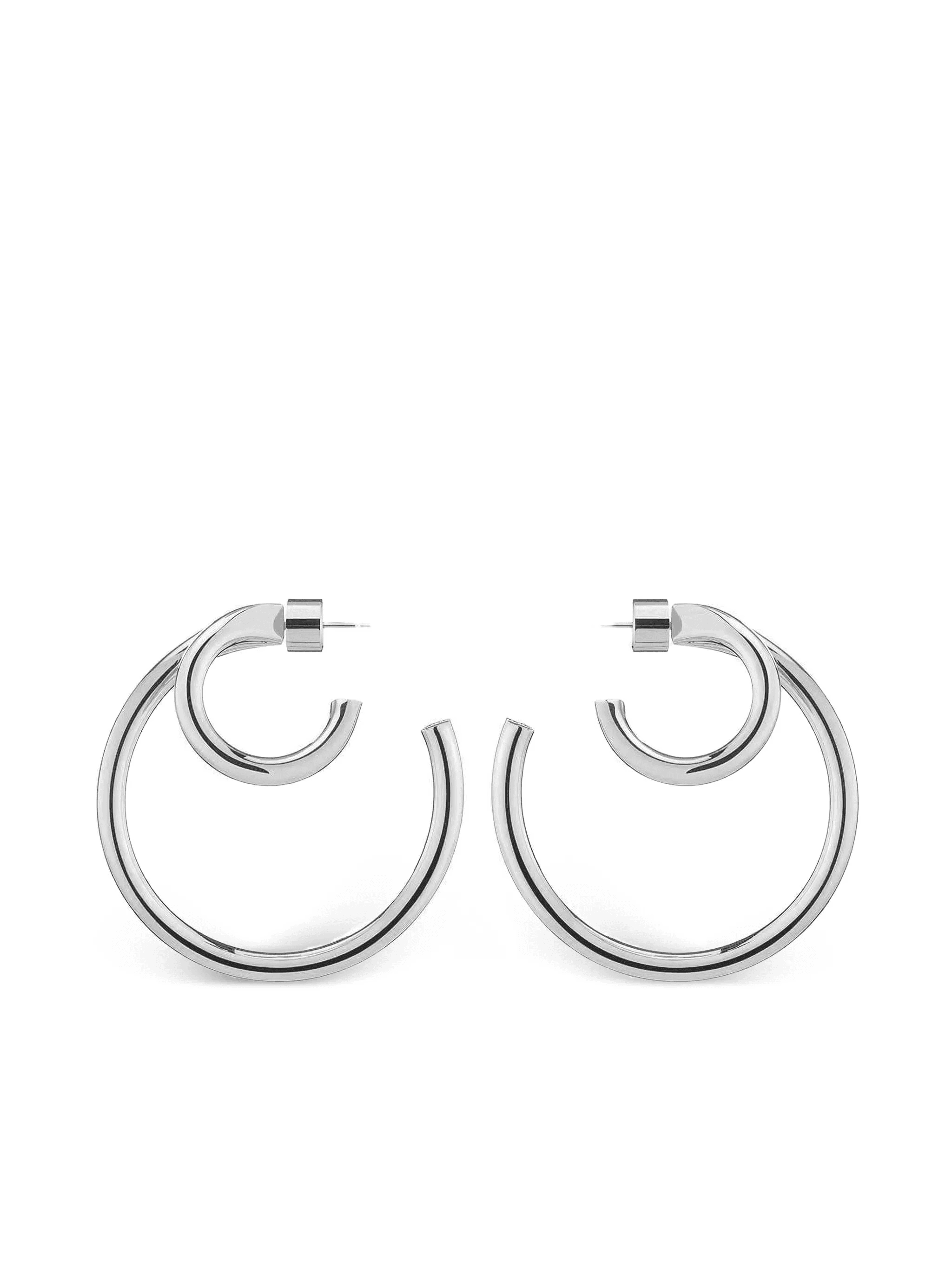 Double Lilly hoop earrings - Image 1