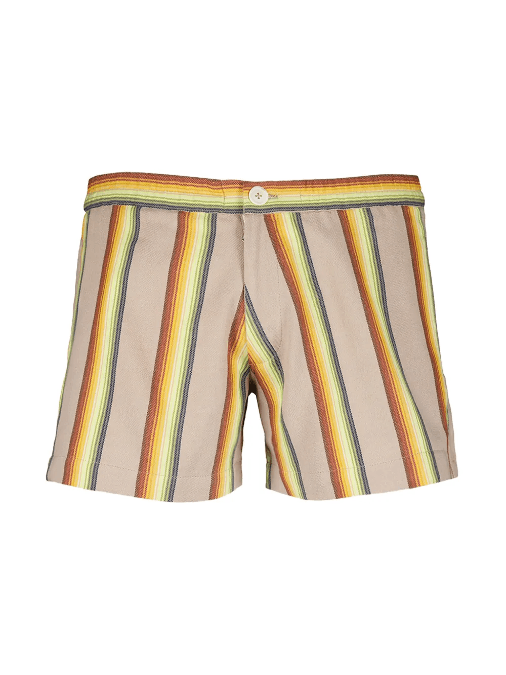 striped cotton shorts - Image 1