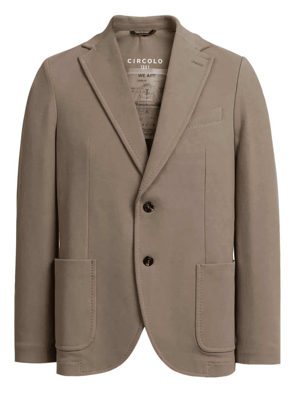 patch-pocket two-button blazer - Image 1