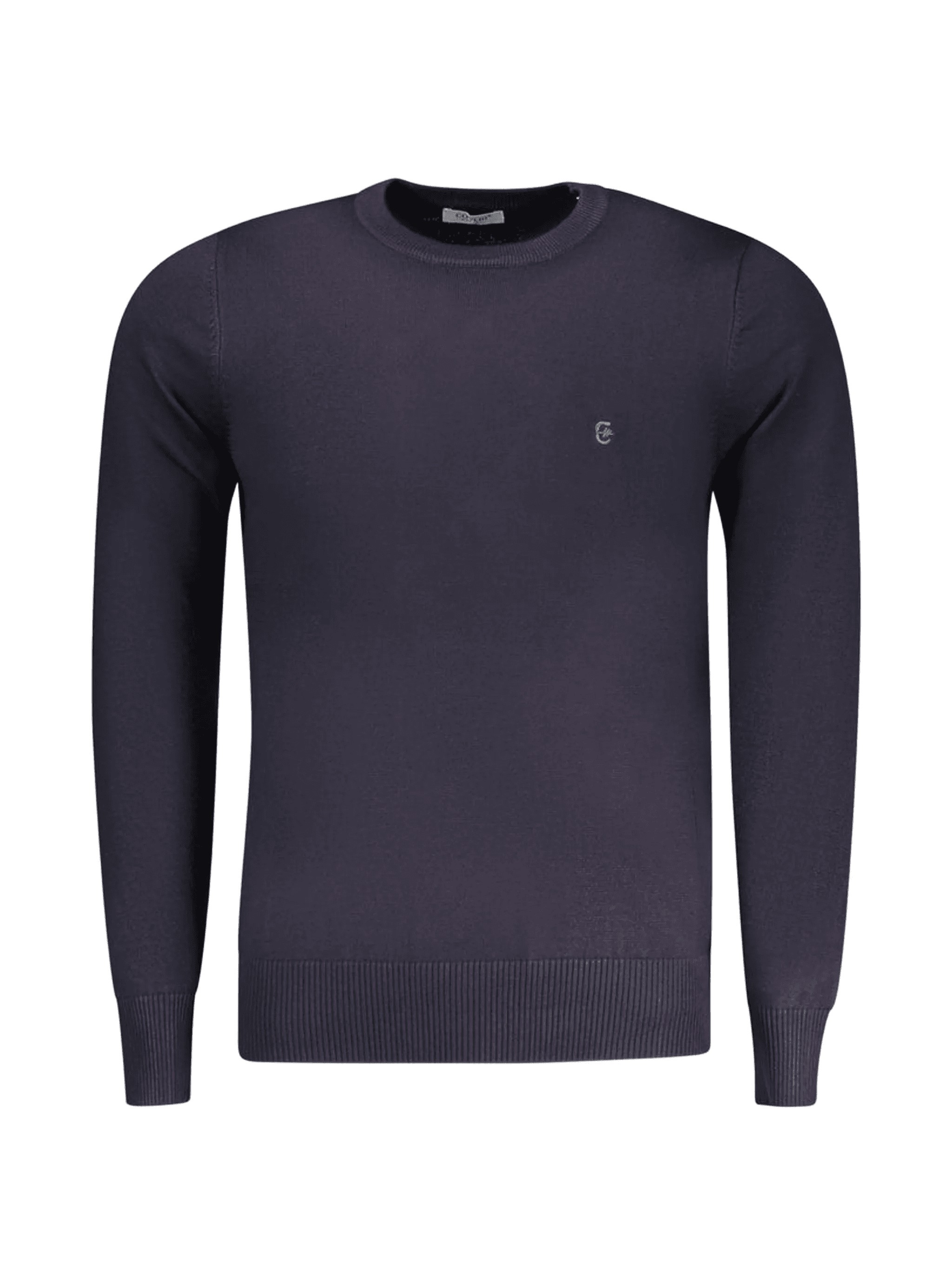 logo-embroidered crew-neck sweater - Image 1