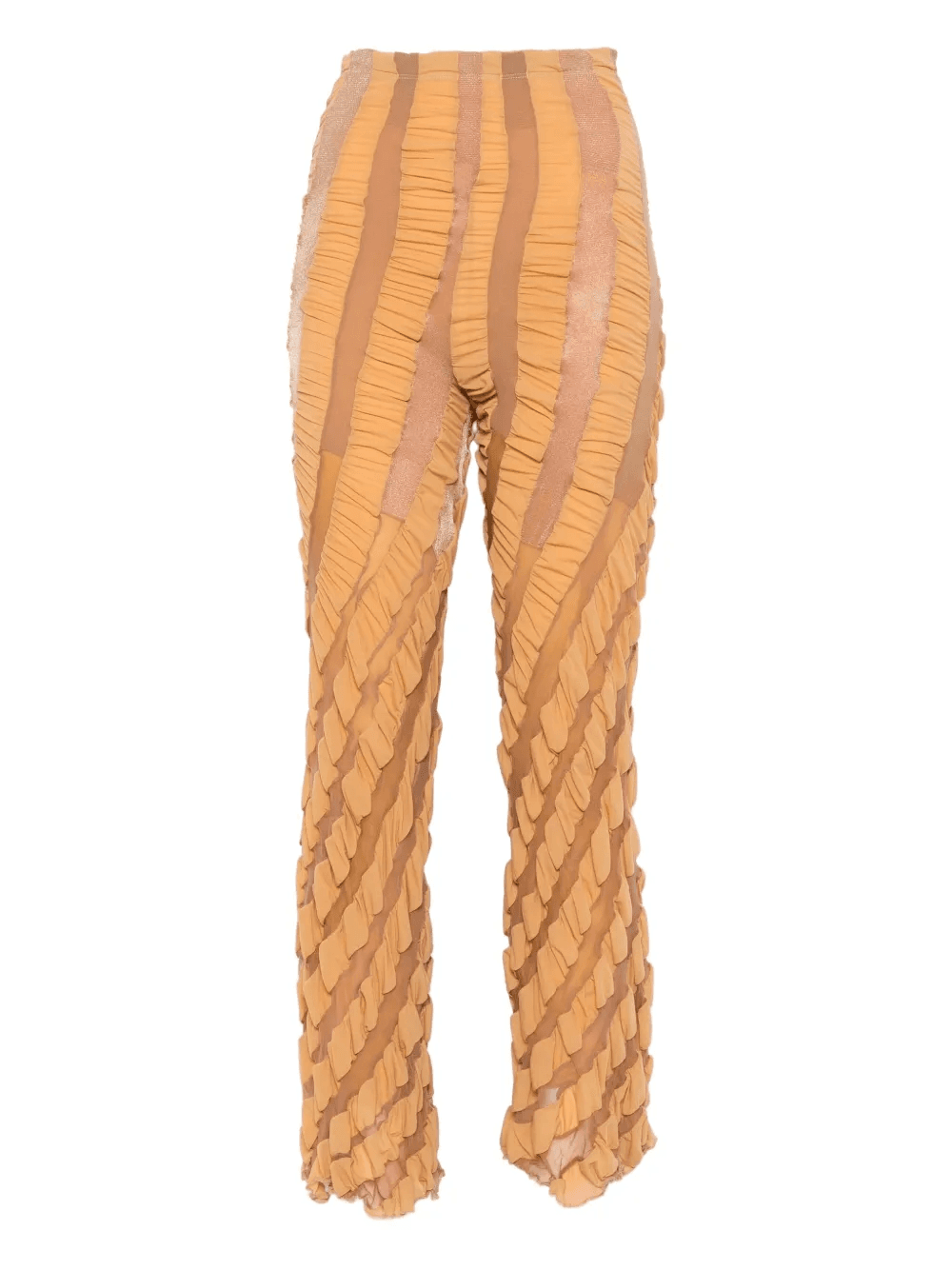 twisted ruffled trousers - Image 1