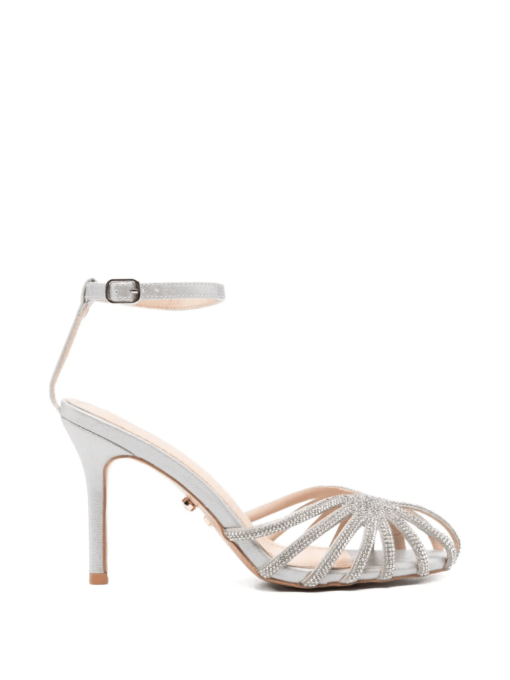 crystal-embellishment heeled sandals - Image 1