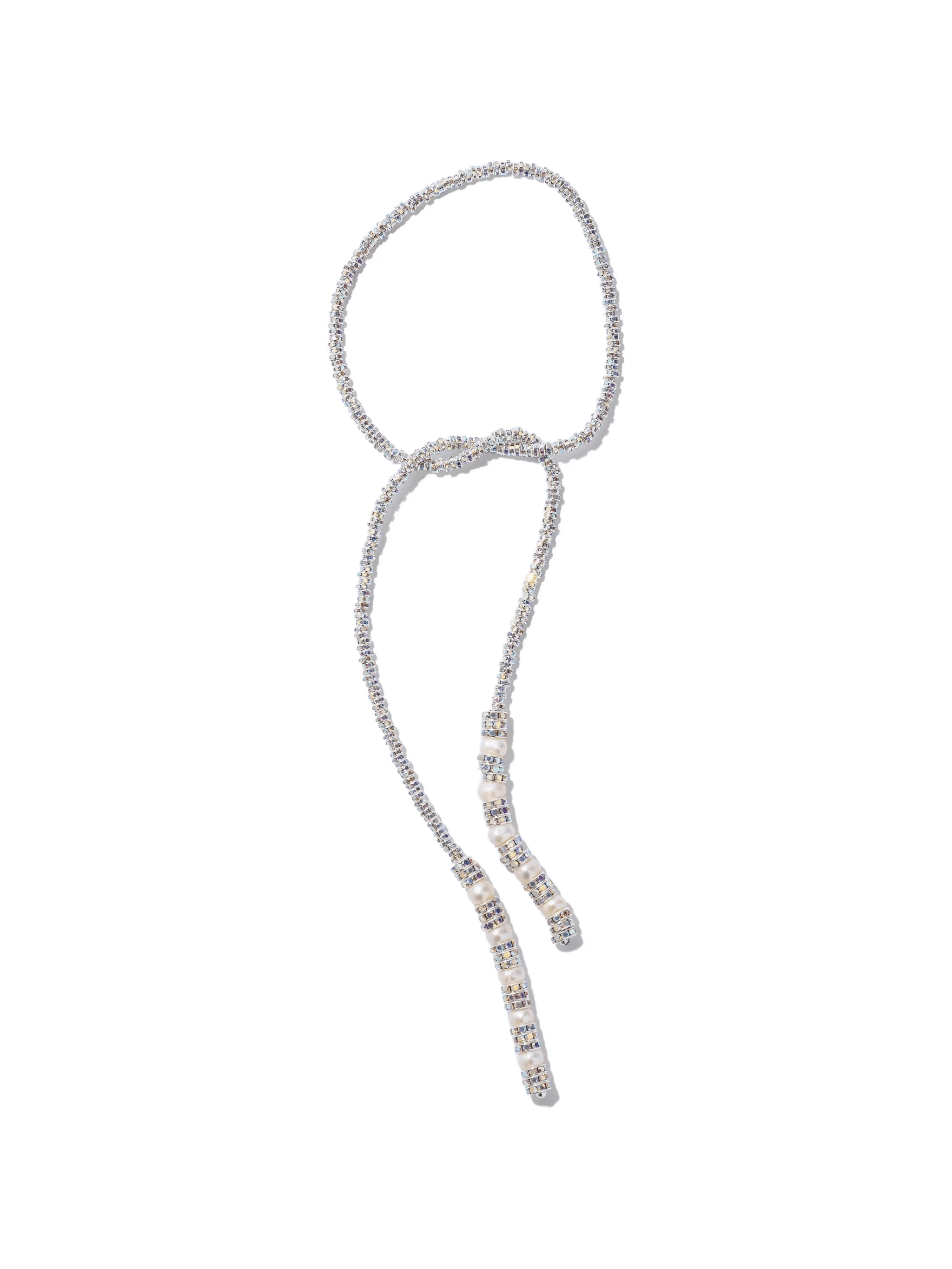 embellished pearl necklace - Image 1