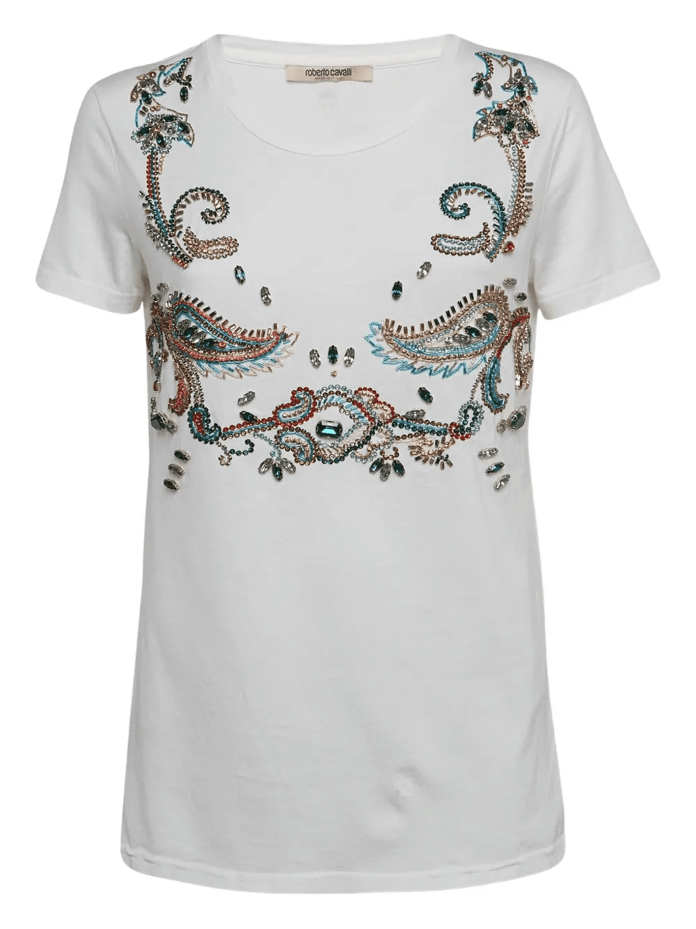 2010 paisley-embellishment T-shirt - Image 1