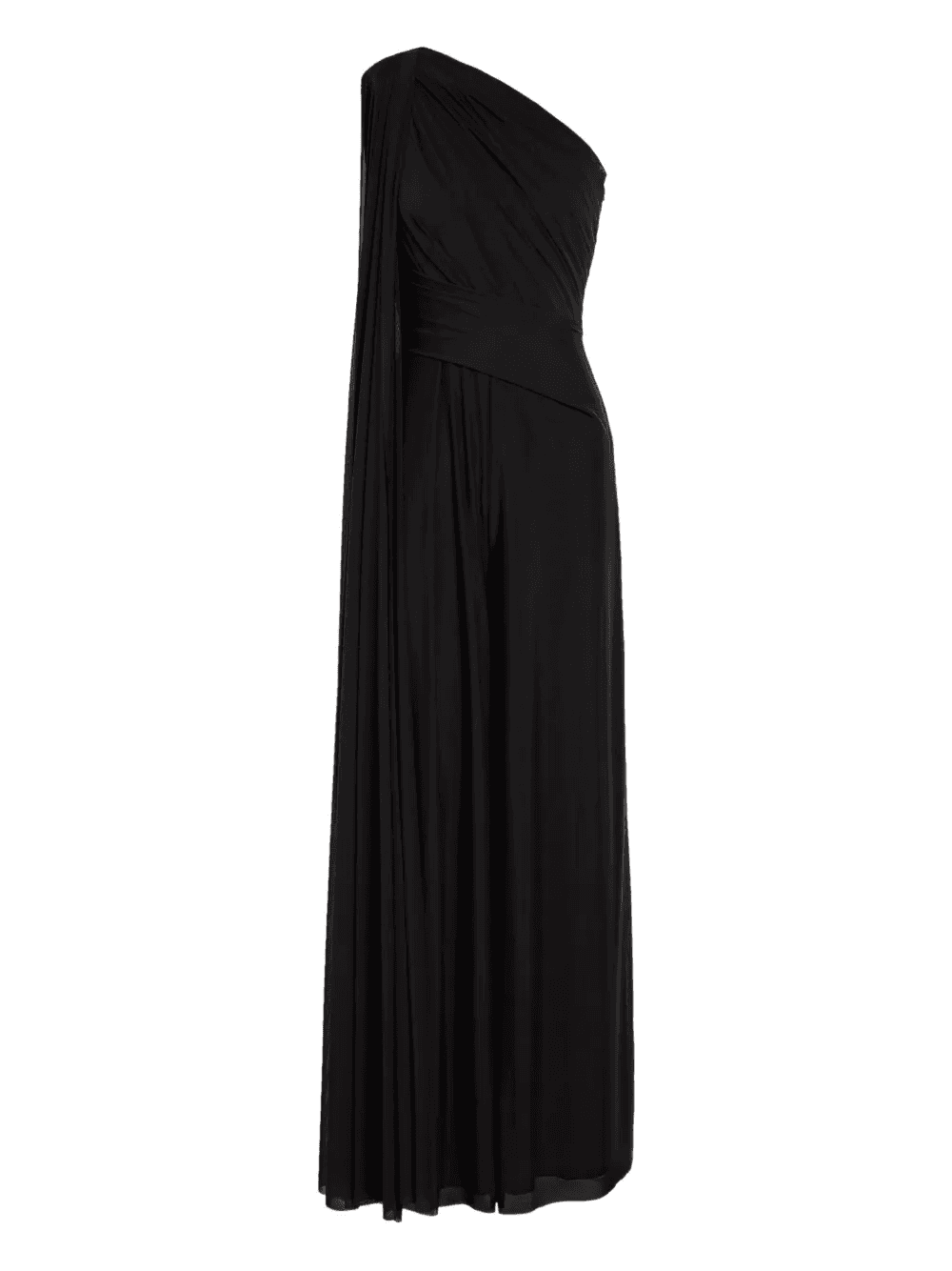 one-shoulder draped jumpsuit - Image 1
