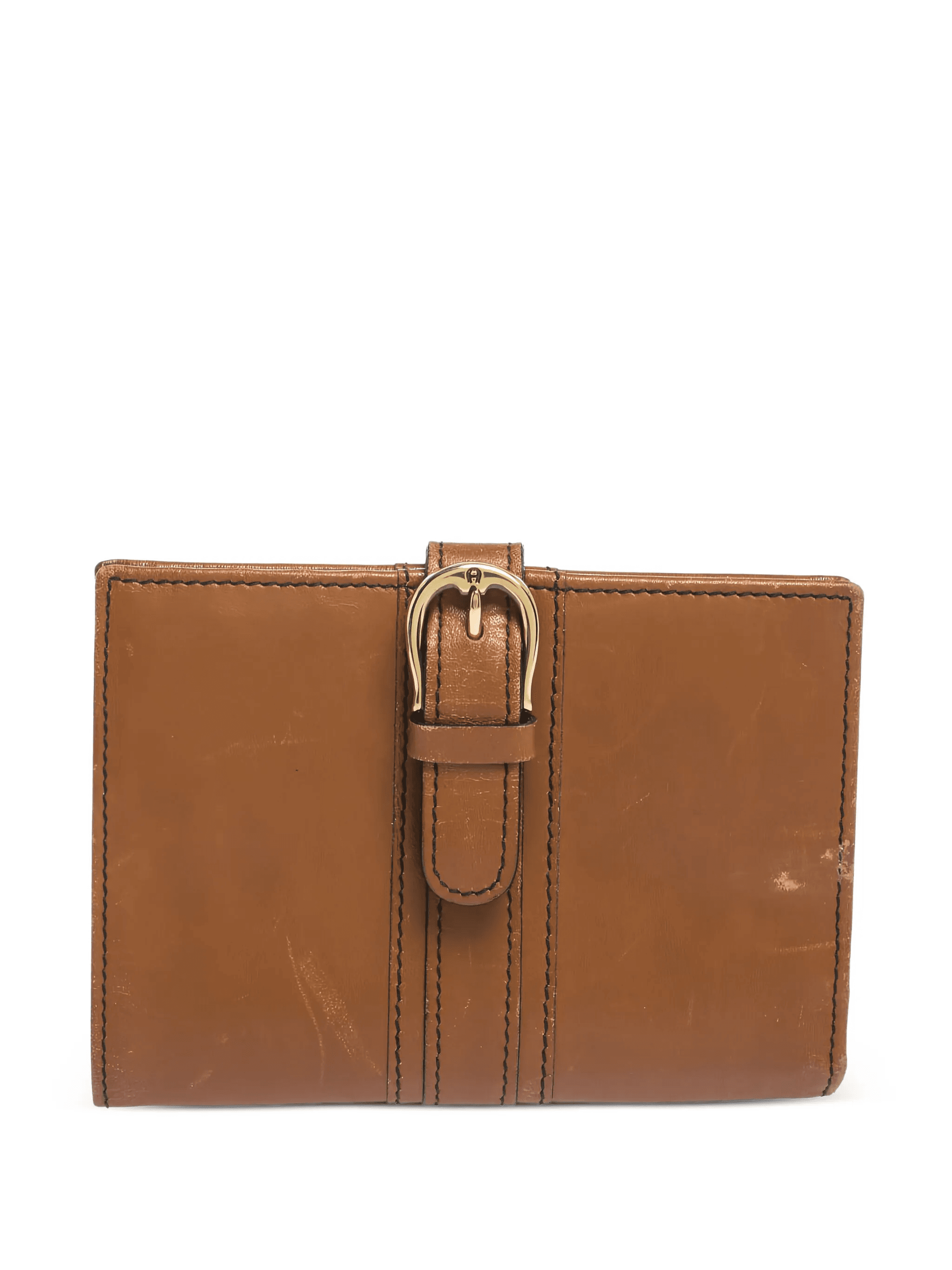 Leather Buckle Wallet - Image 1