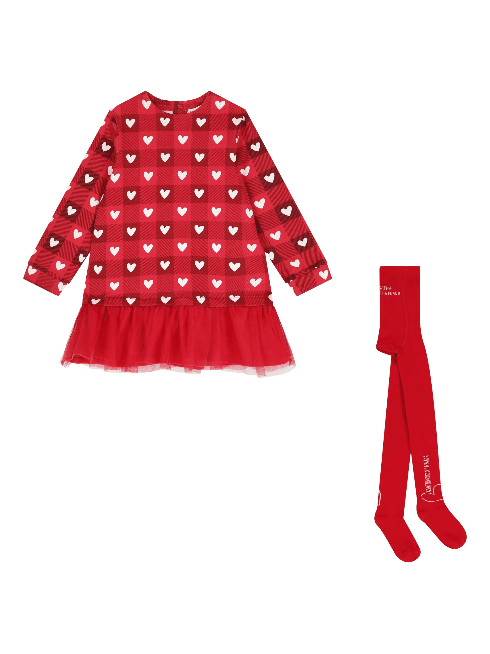 heart check dress set - Image 1