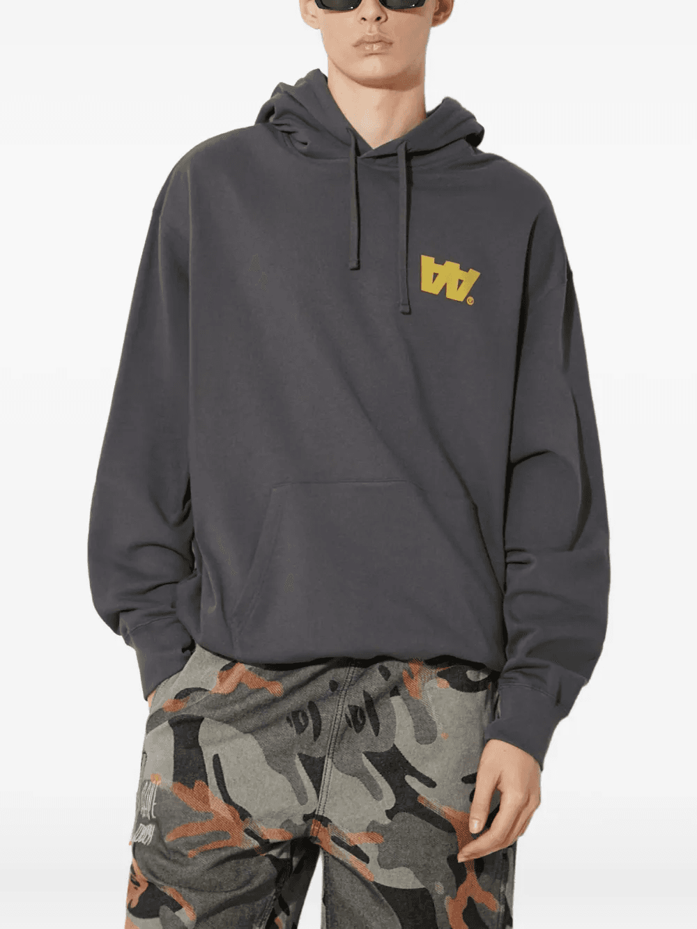 logo-print hoodie - Image 1
