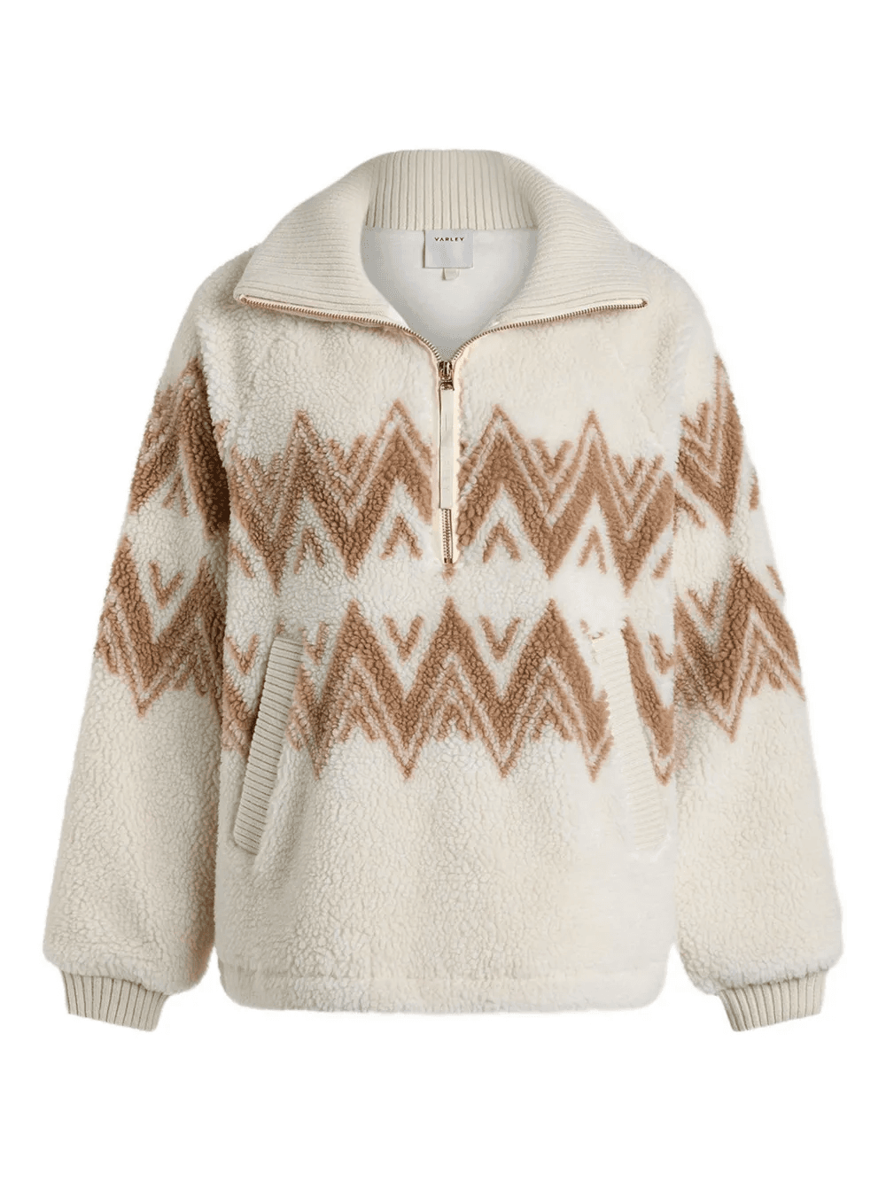 Hendrik half-zip sherpa sweater - Image 1