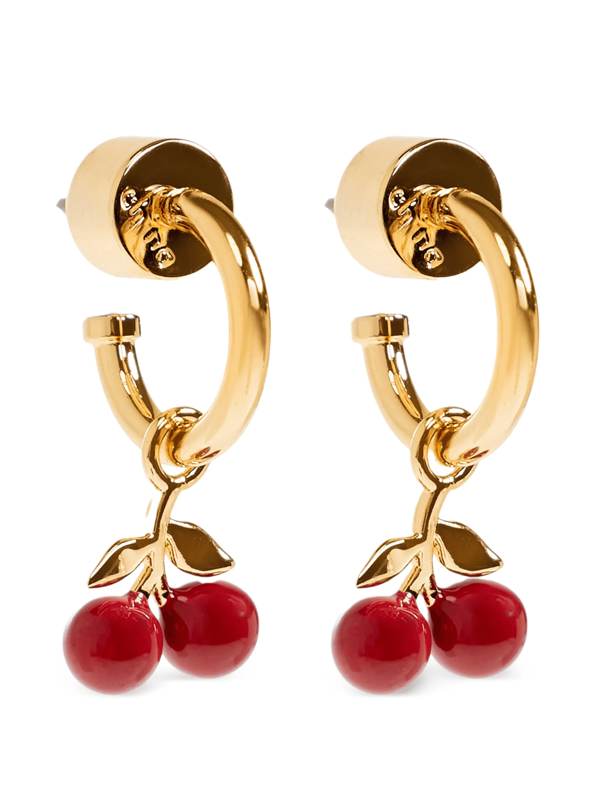 cherry-pendant drop earrings - Image 1