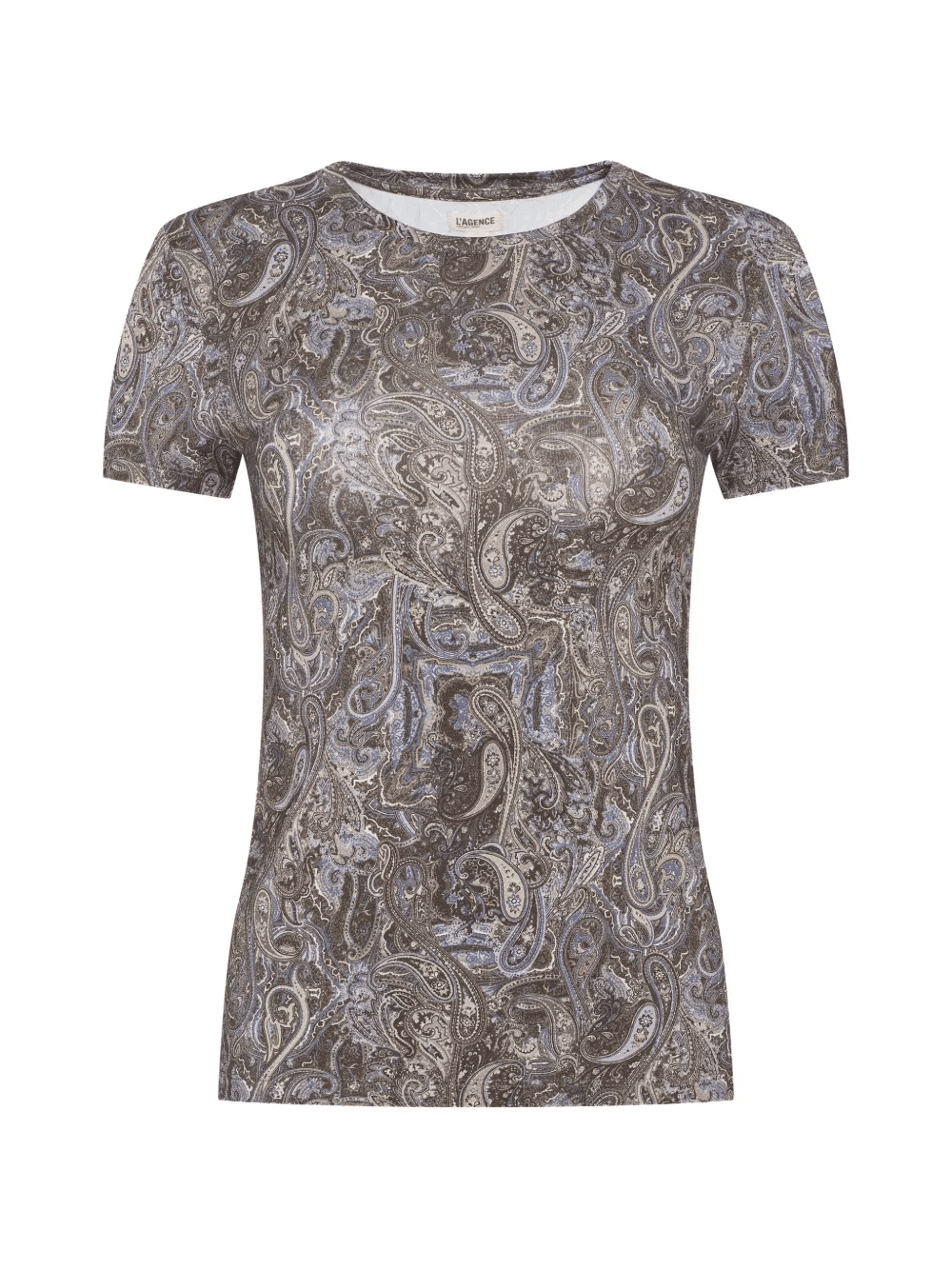 paisley short-sleeve top - Image 1