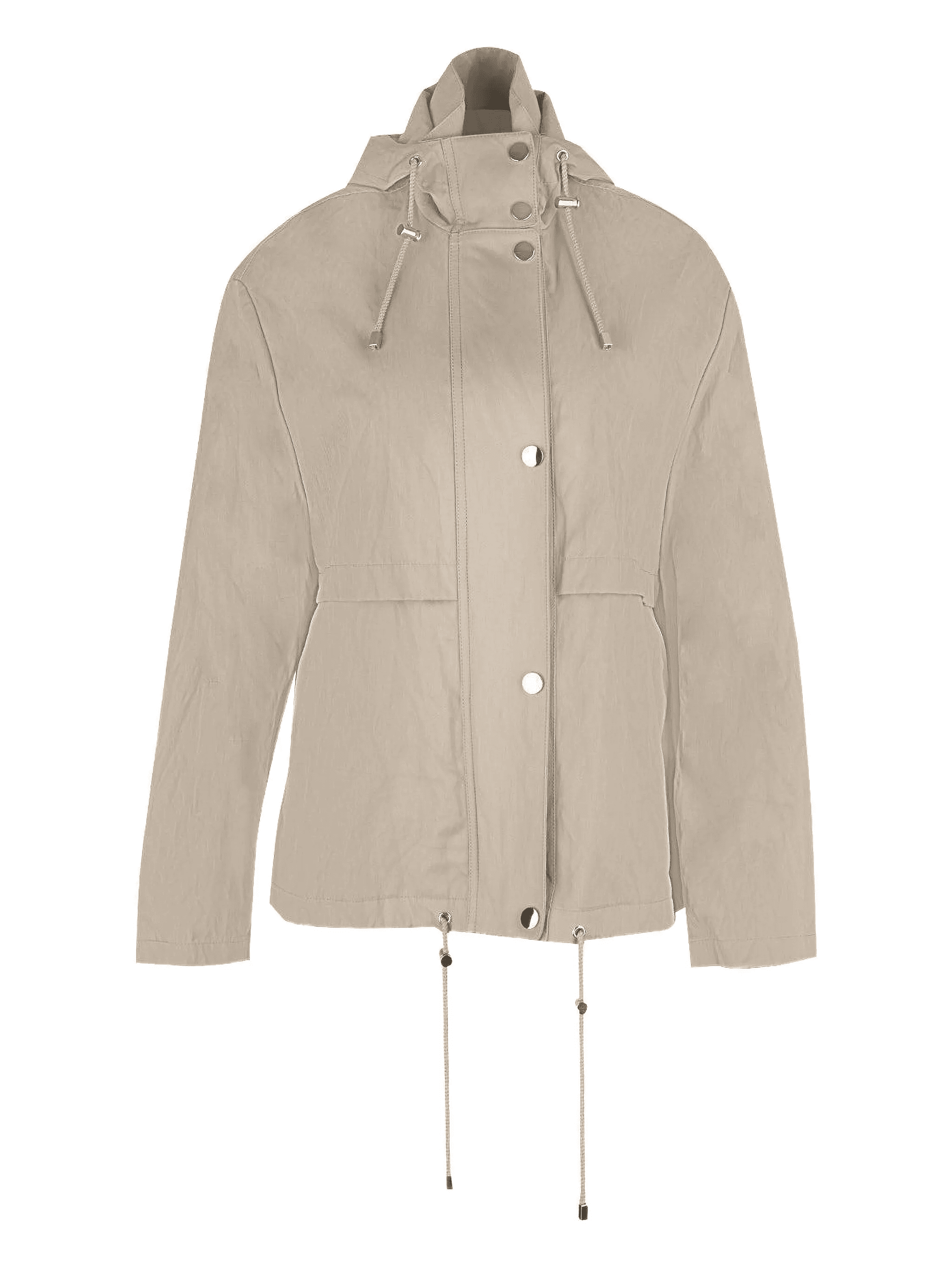 crushed hooded jacket - Image 1