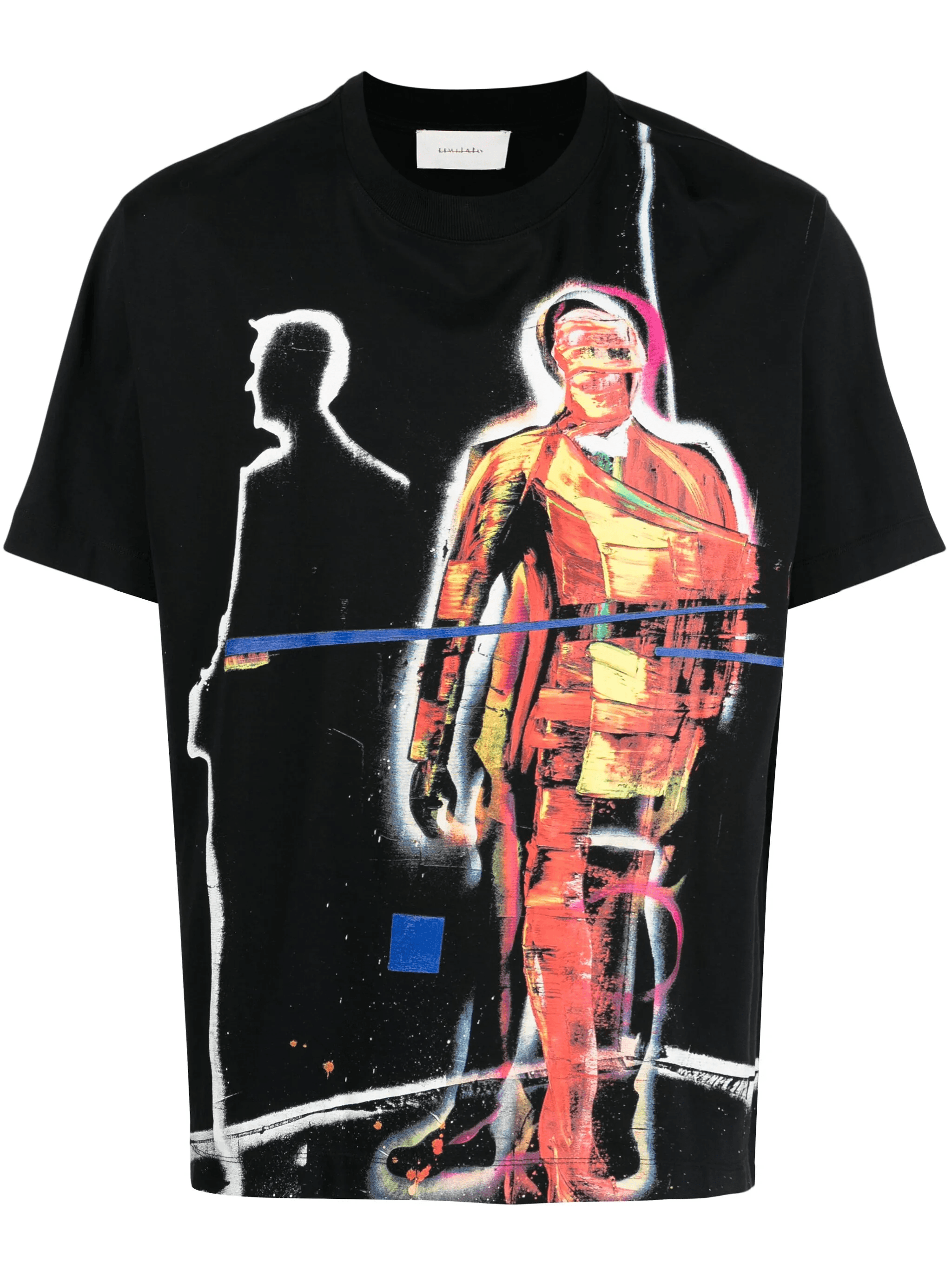 graphic-print short-sleeve cotton T-shirt - Image 1