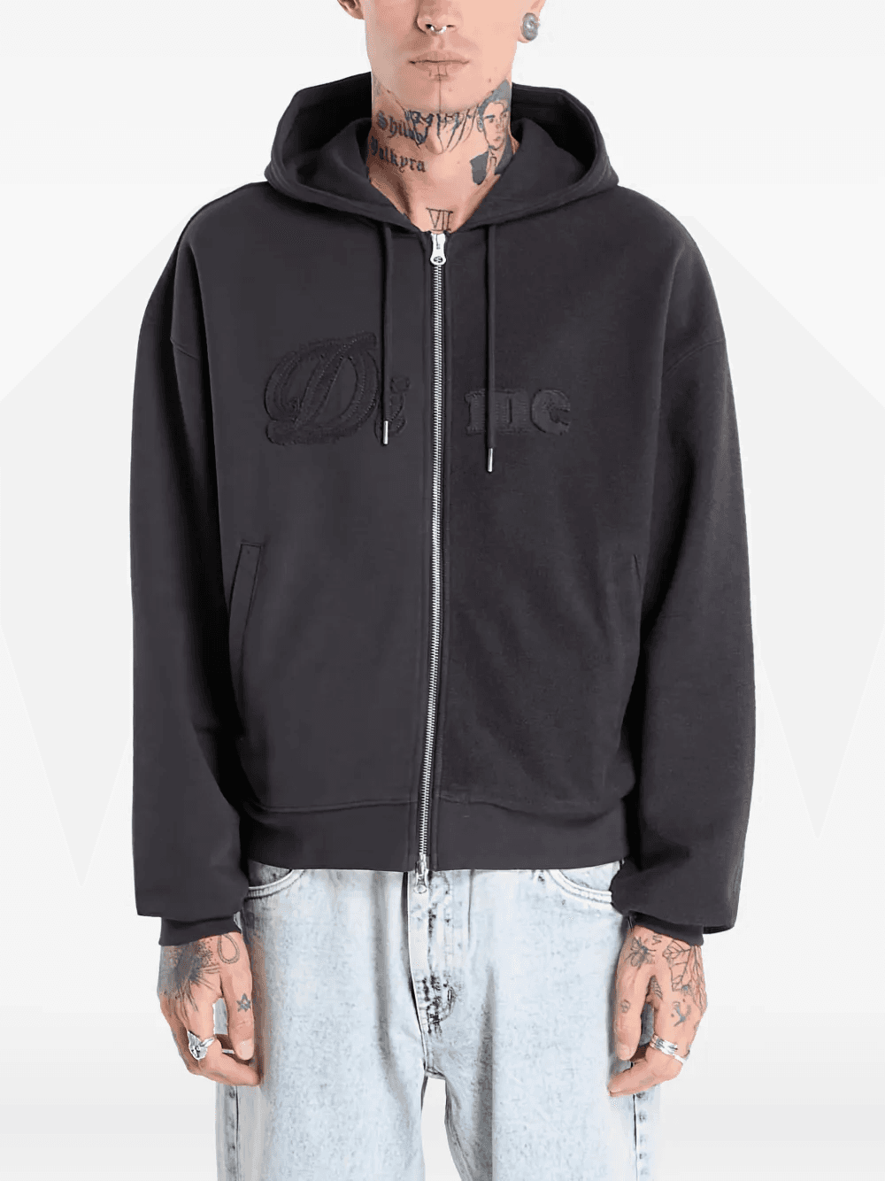 reverse french-terry zip hoodie - Image 1