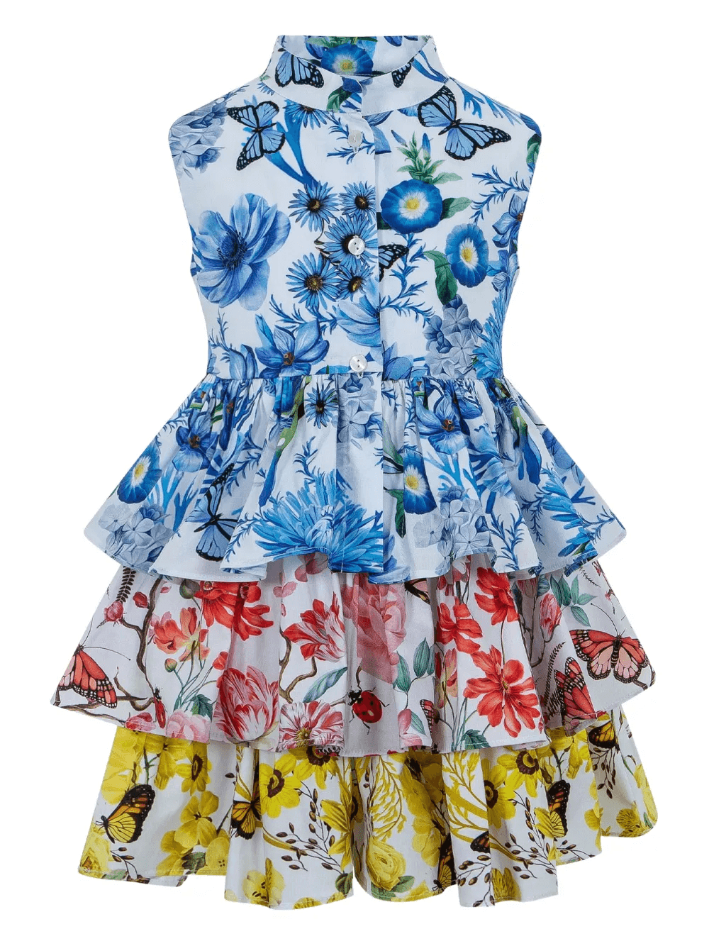 x Mary Katrantzou floral tiered dress - Image 1