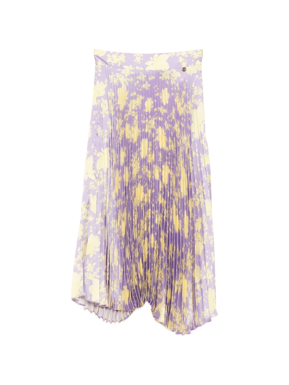 floral pleated MIDI skirt - Image 1