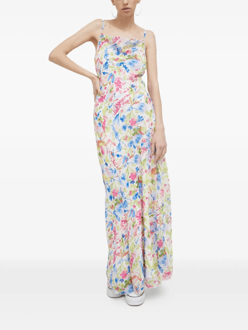 abstract-pattern maxi dress - Image 1