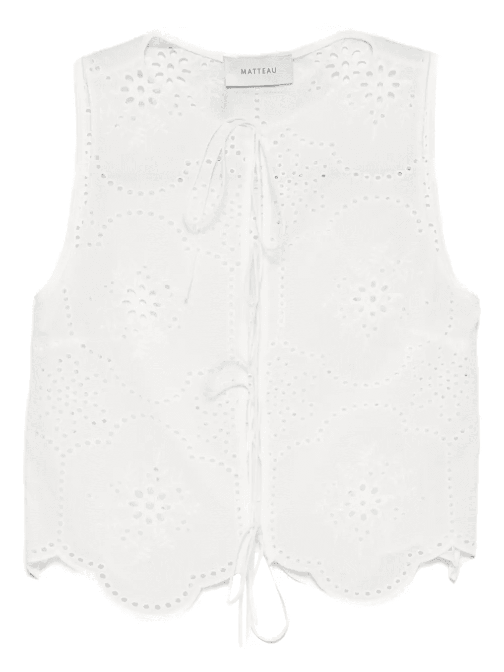 broderie tie top - Image 1