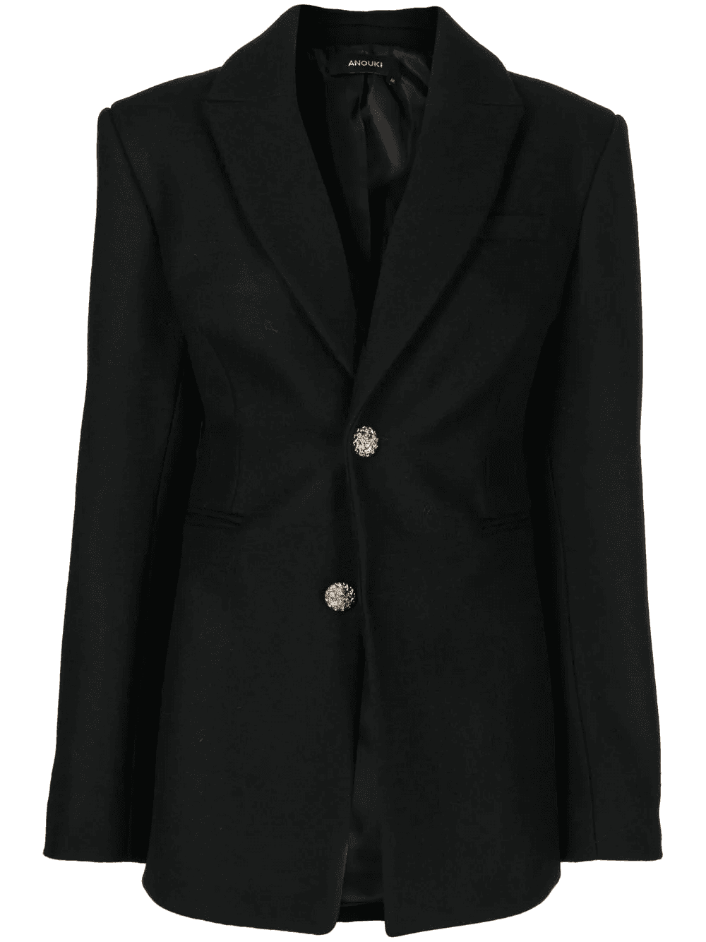 single-breasted wool blazer - Image 1