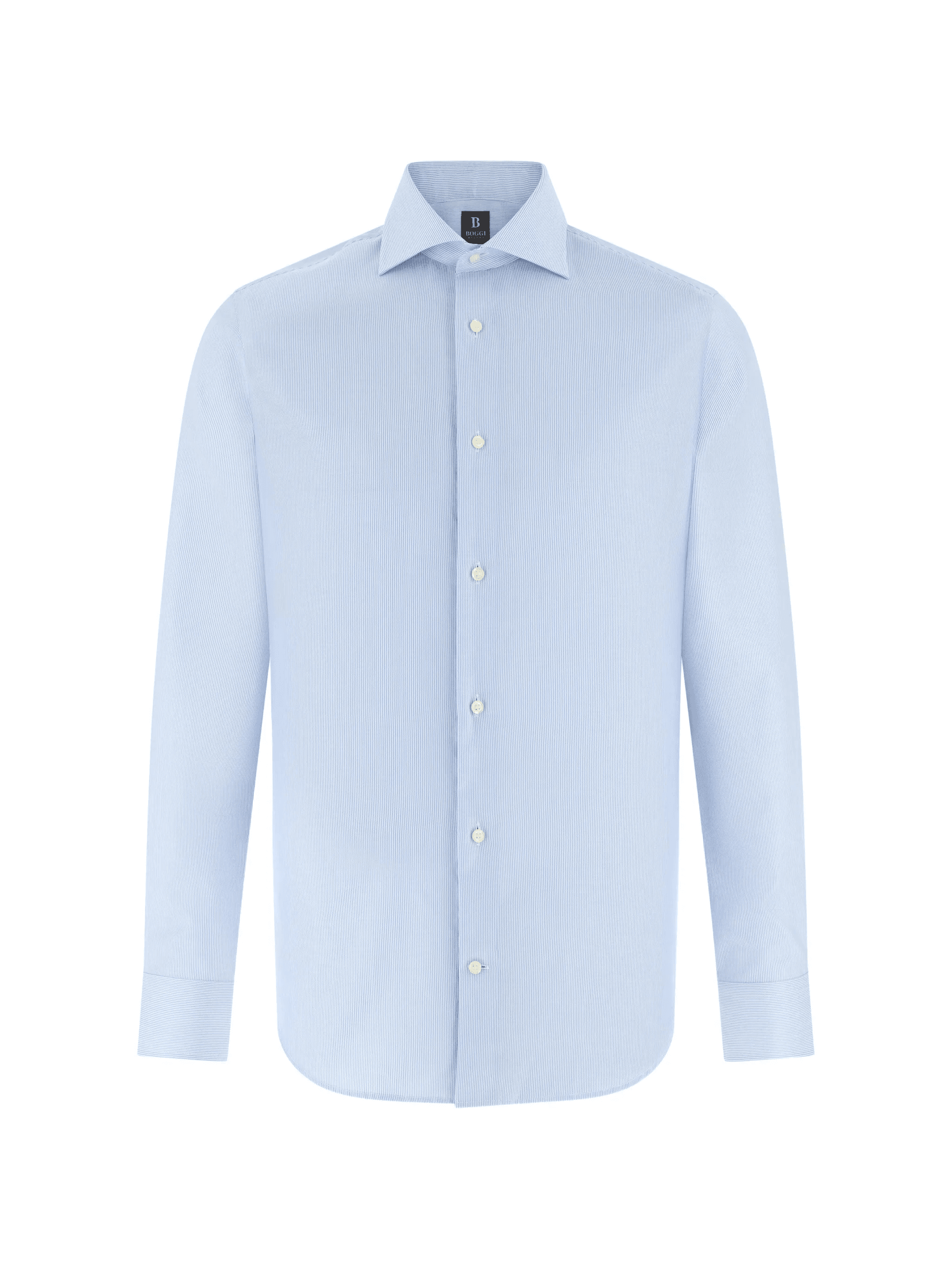 striped windsor-collar shirt - Image 1