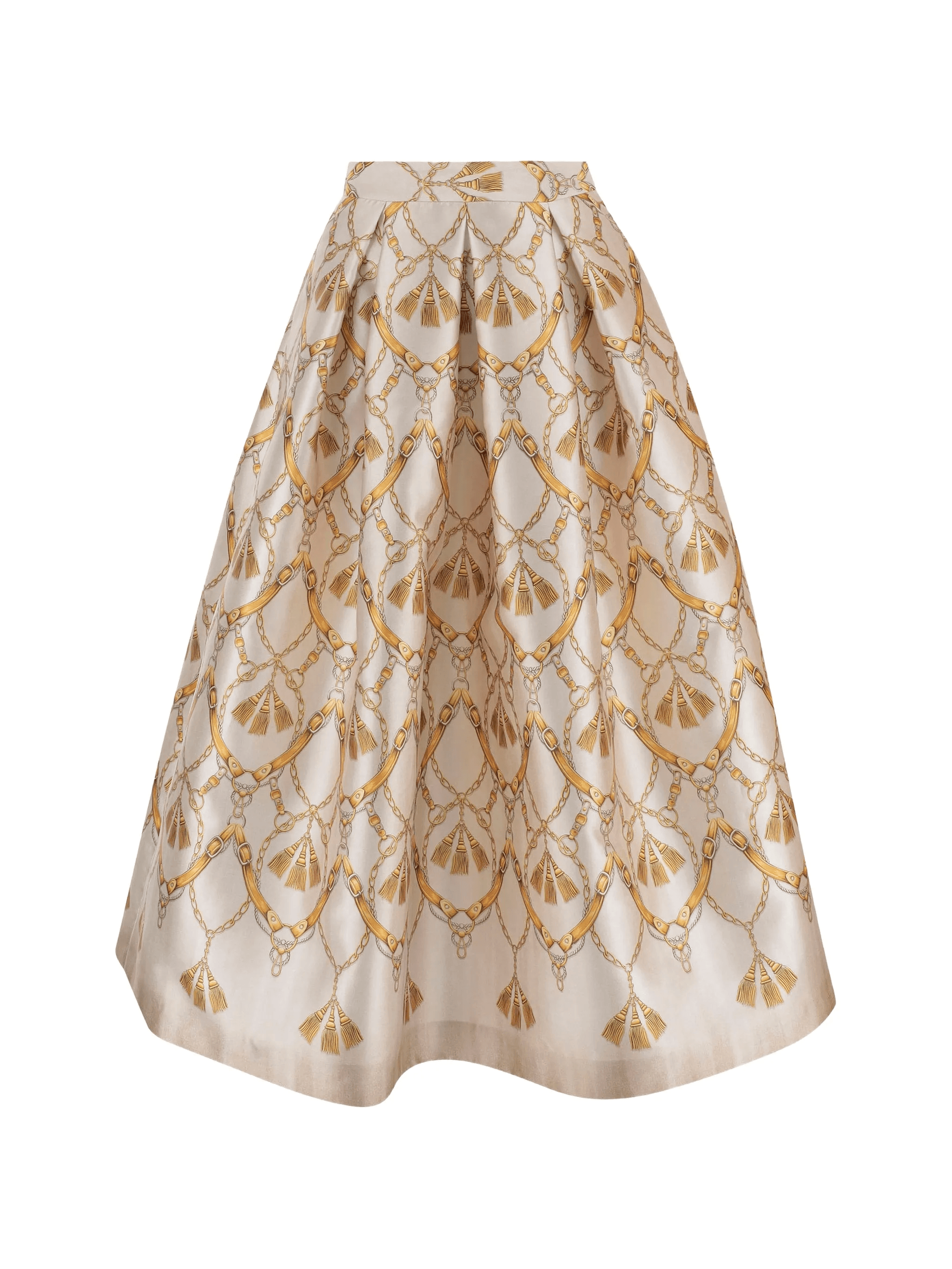 flared midi skirt - Image 1