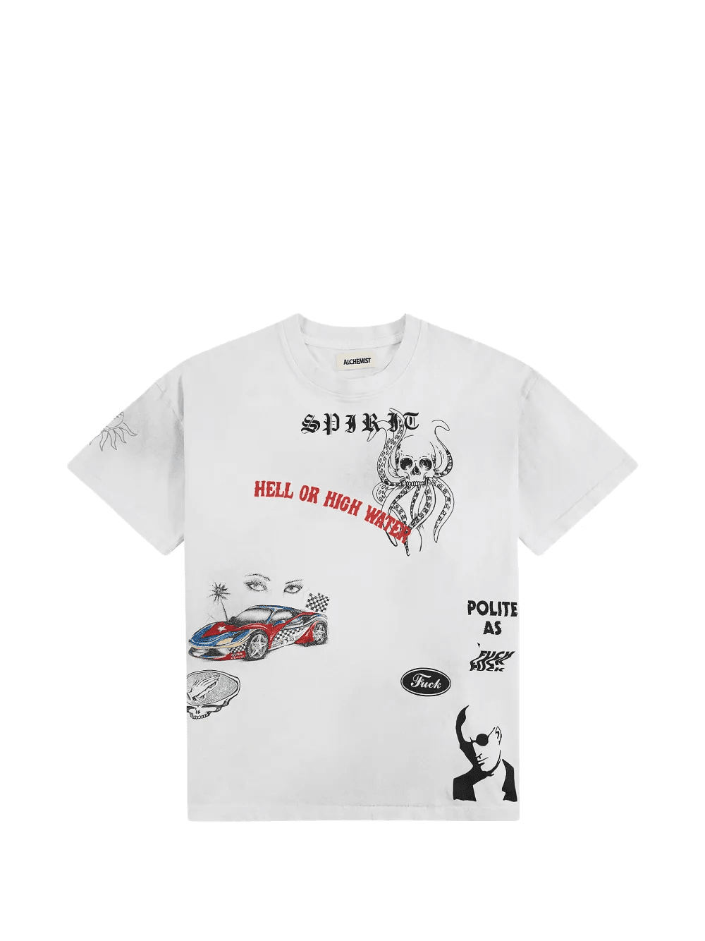 Skull "White" T-shirt - Image 1