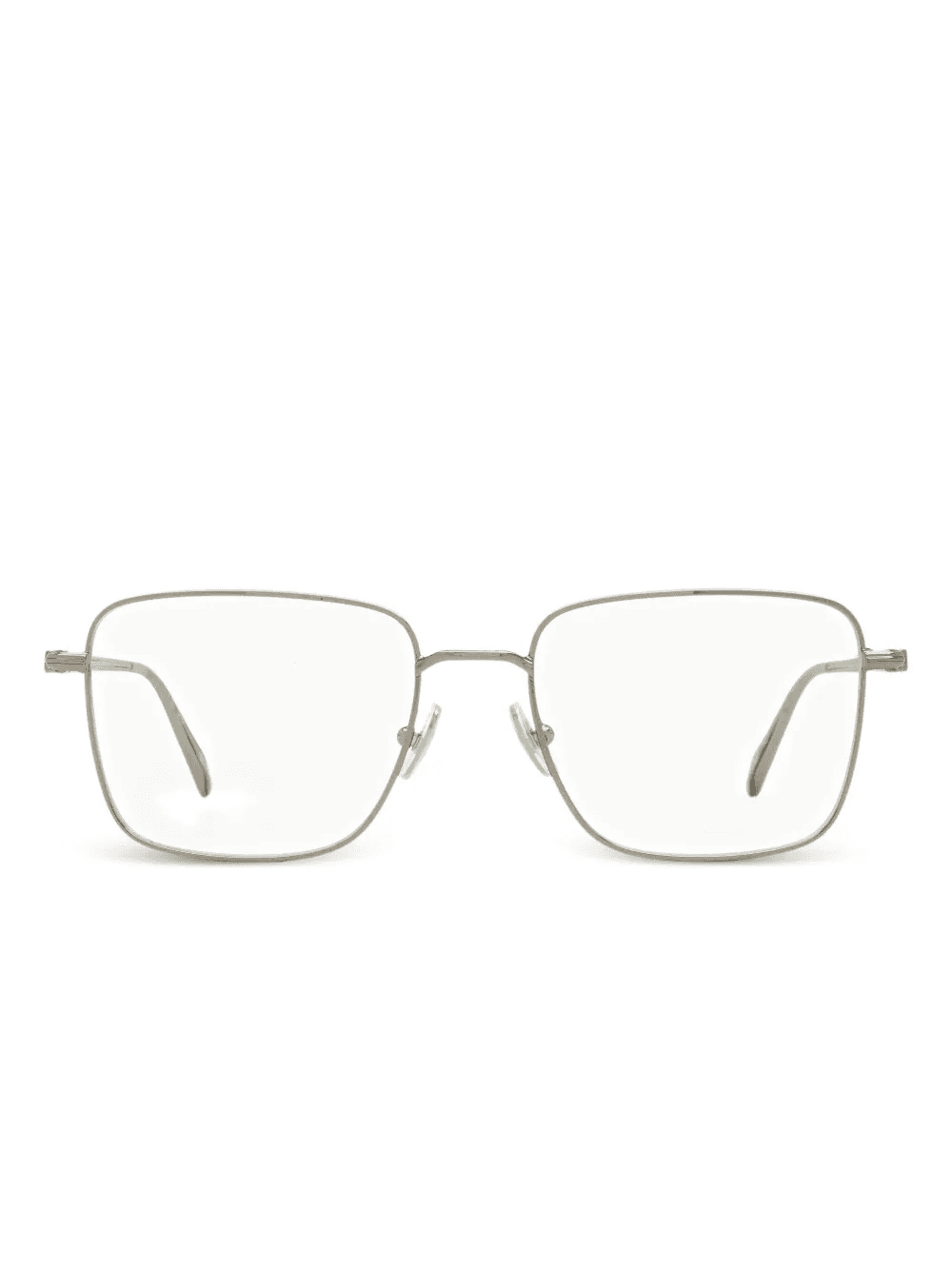 ribbed profile rectangle frame glasses - Image 1