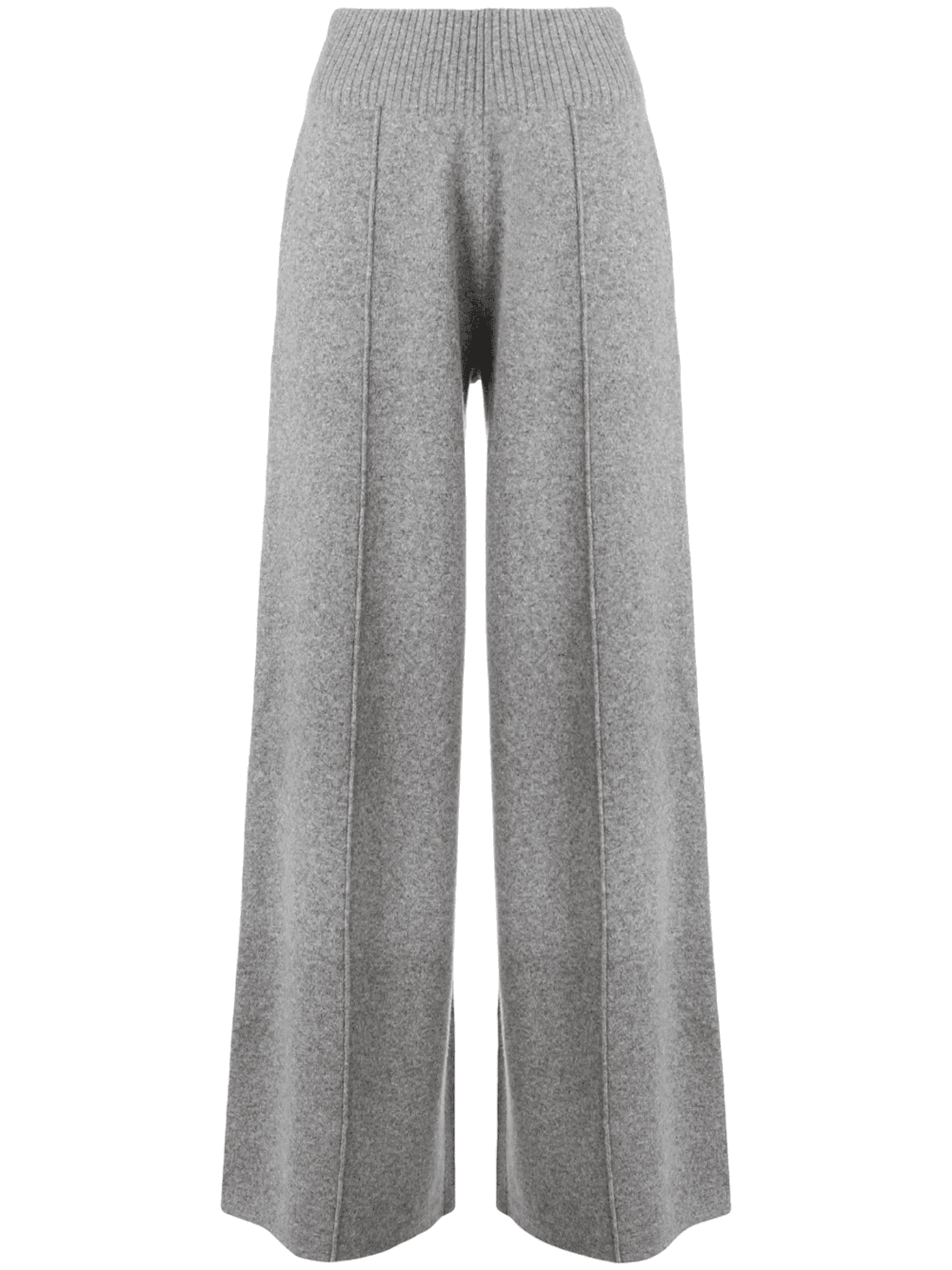 knitted flared trousers - Image 1