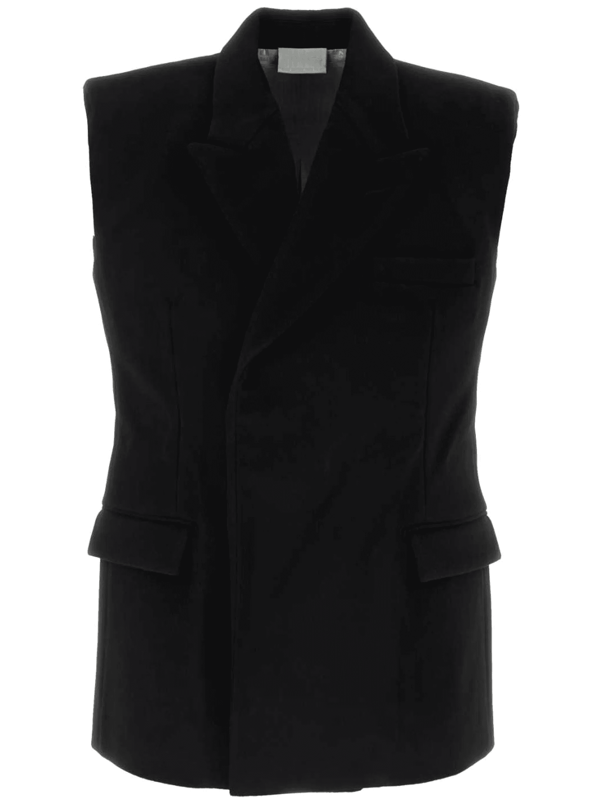 sleeveless wool jacket - Image 1