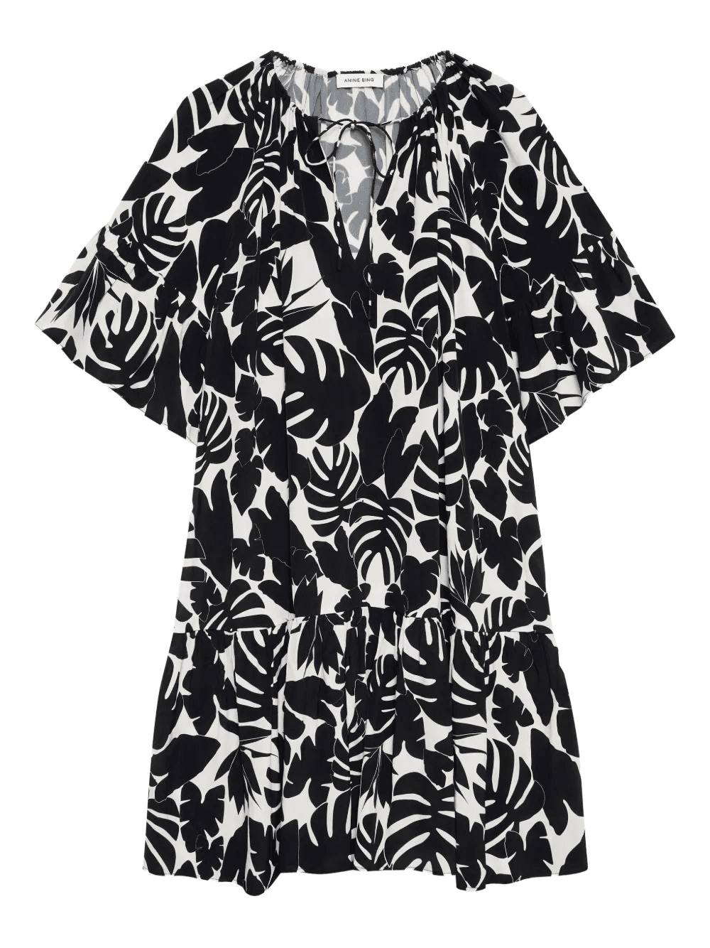 Lolita floral-print tiered dress - Image 1