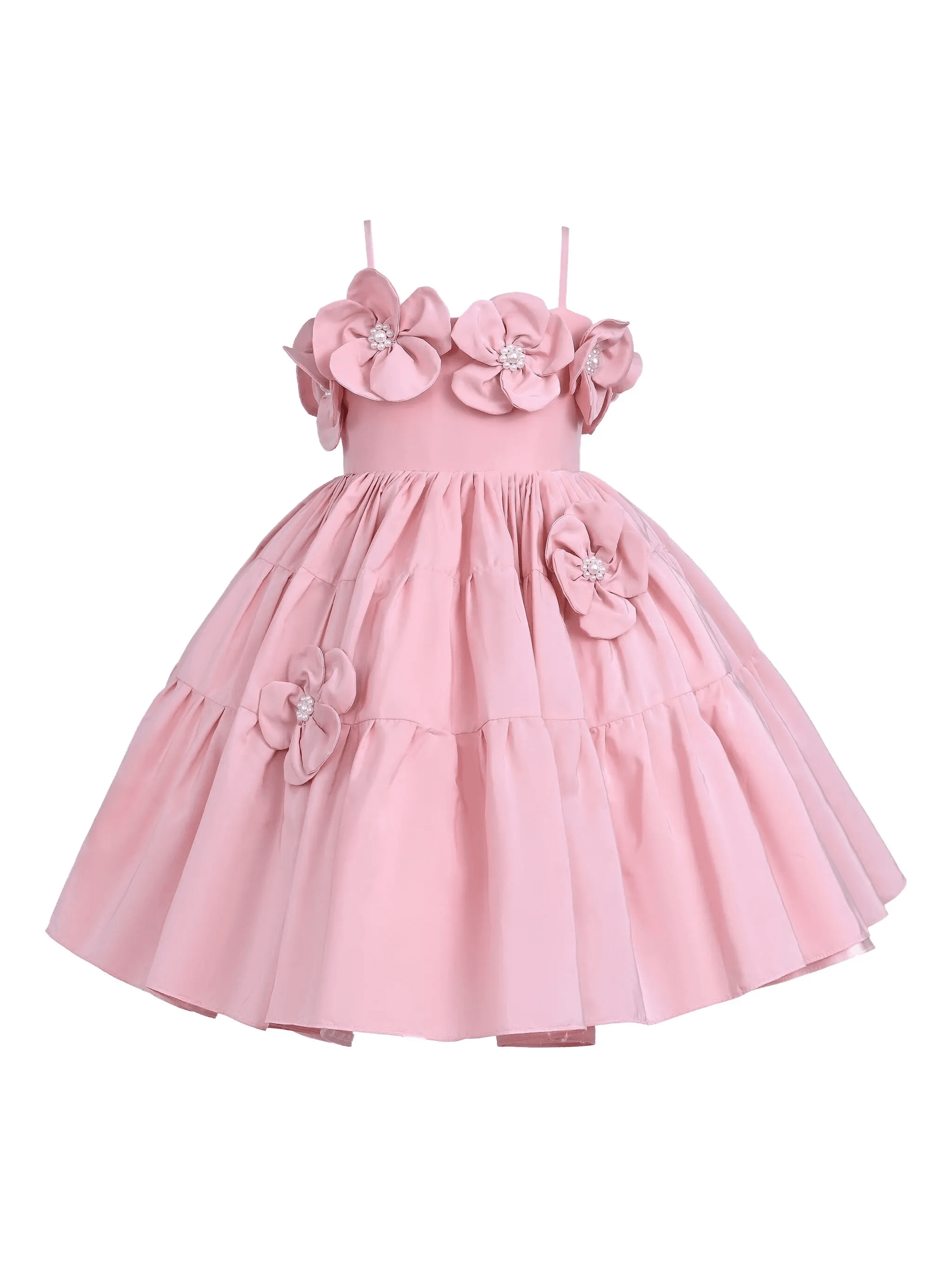 flower-detailing dress - Image 1