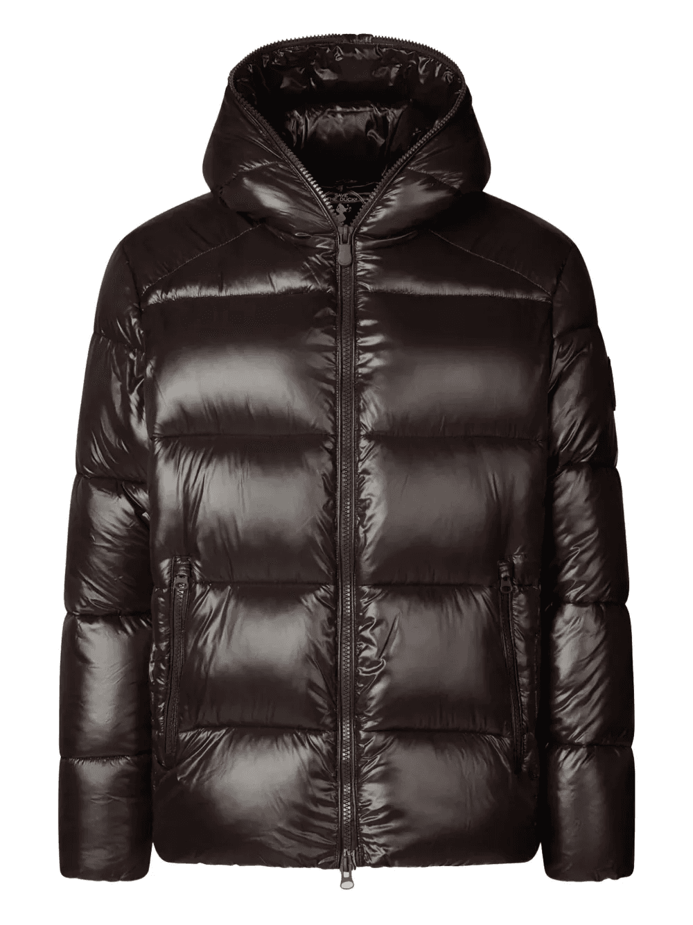 hooded quilted jacket - Image 1