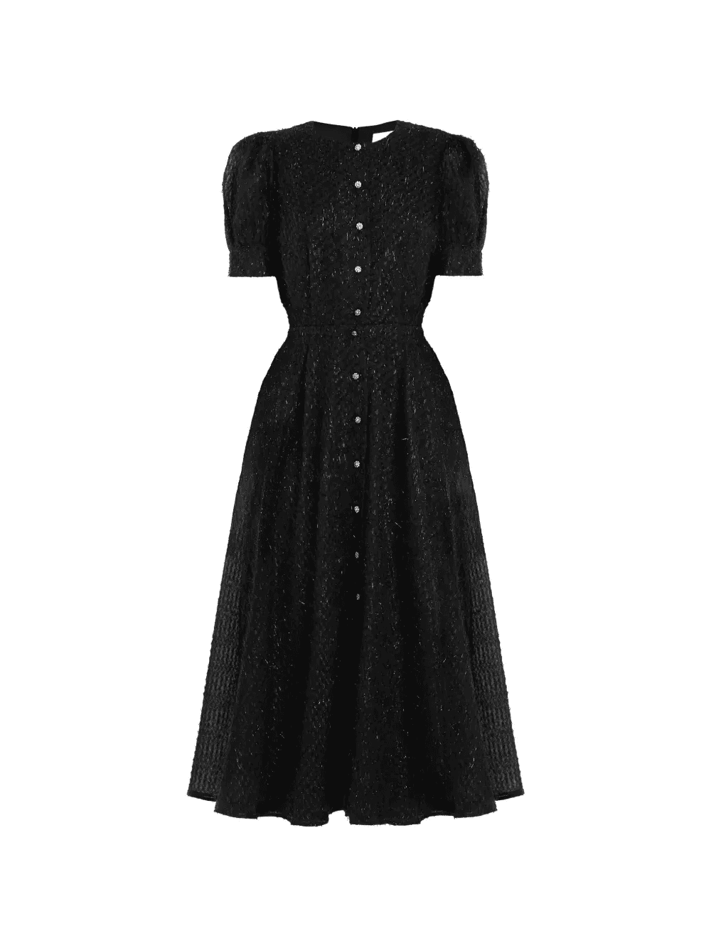 button-front midi dress - Image 1