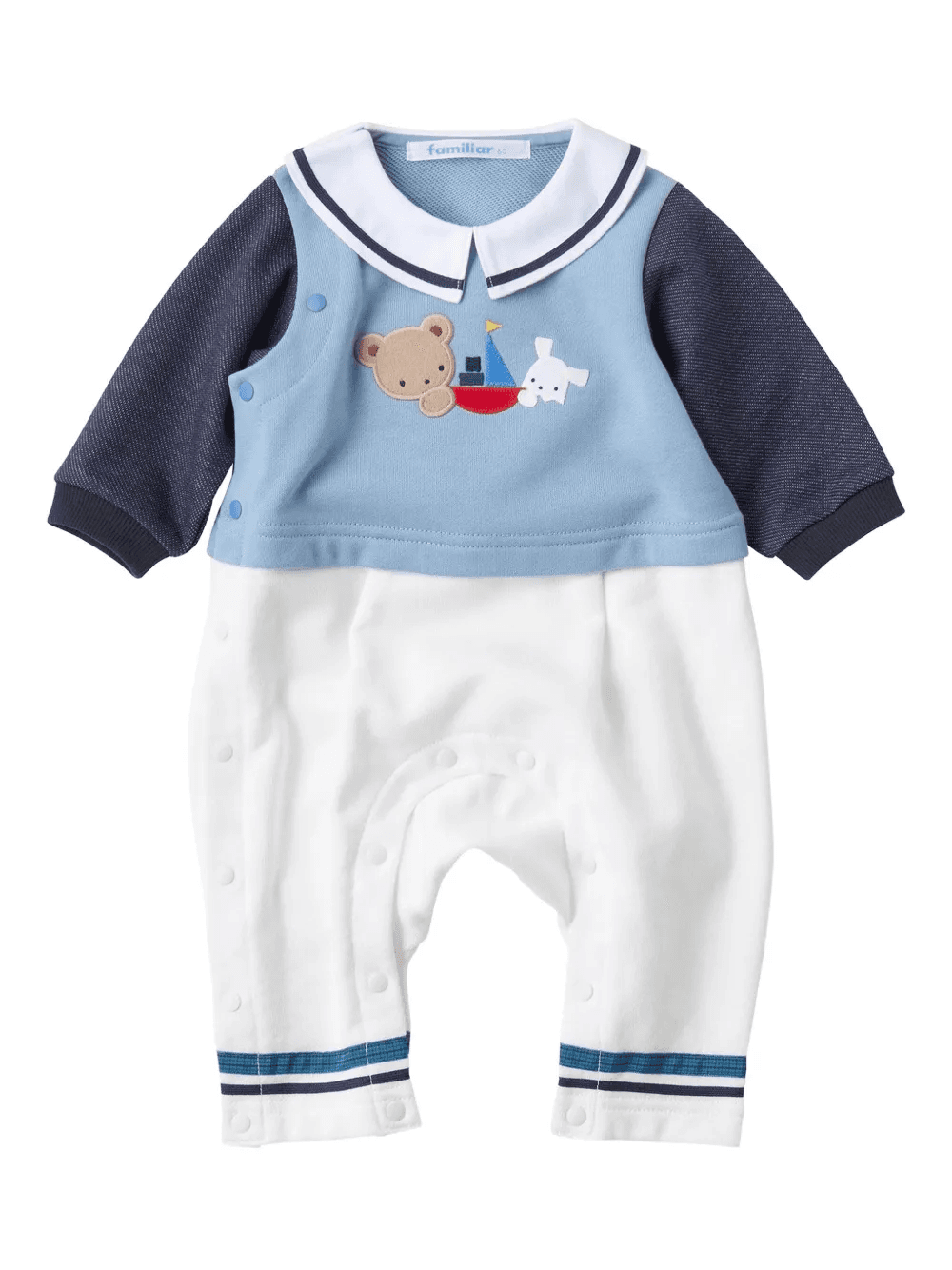 embroidered-motif romper - Image 1