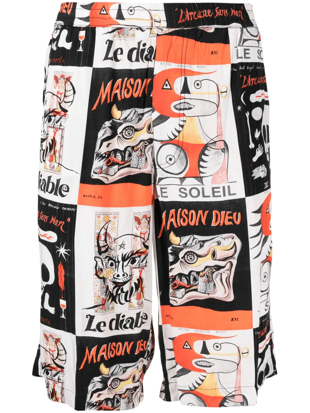 graphic-print bermuda shorts - Image 1