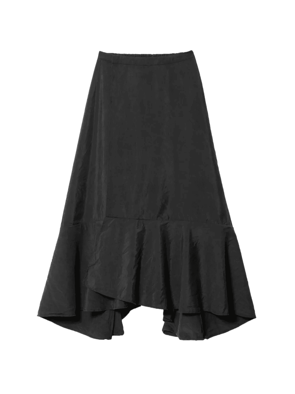 flared asymmetric skirt - Image 1