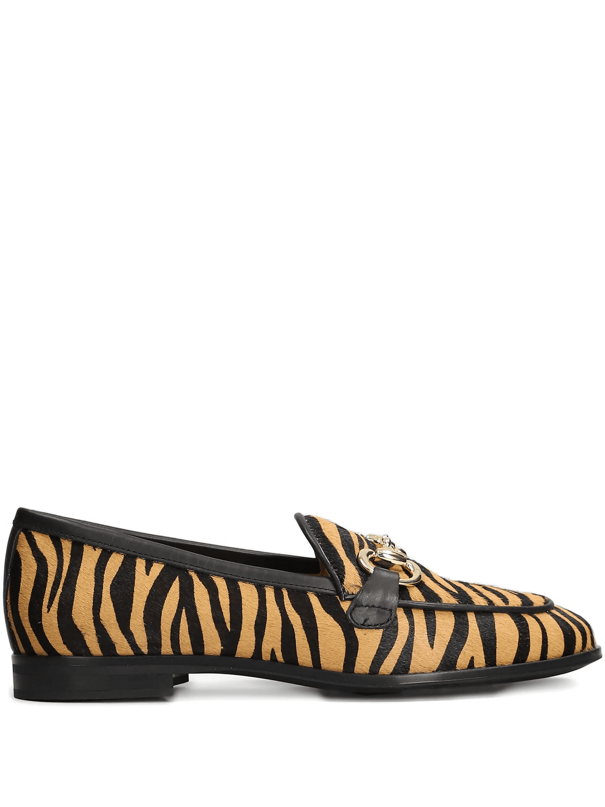 animal-print horsebit loafers - Image 1