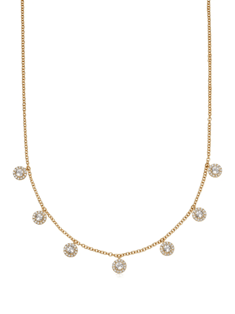 18kt yellow gold Grace diamond necklace - Image 1