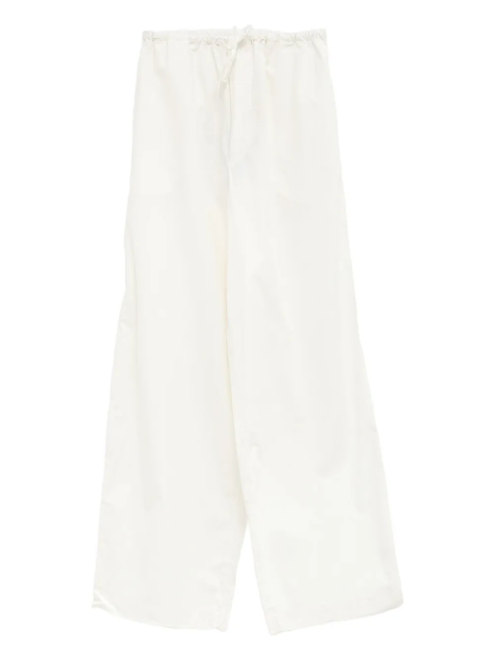 drawstring straight trousers - Image 1