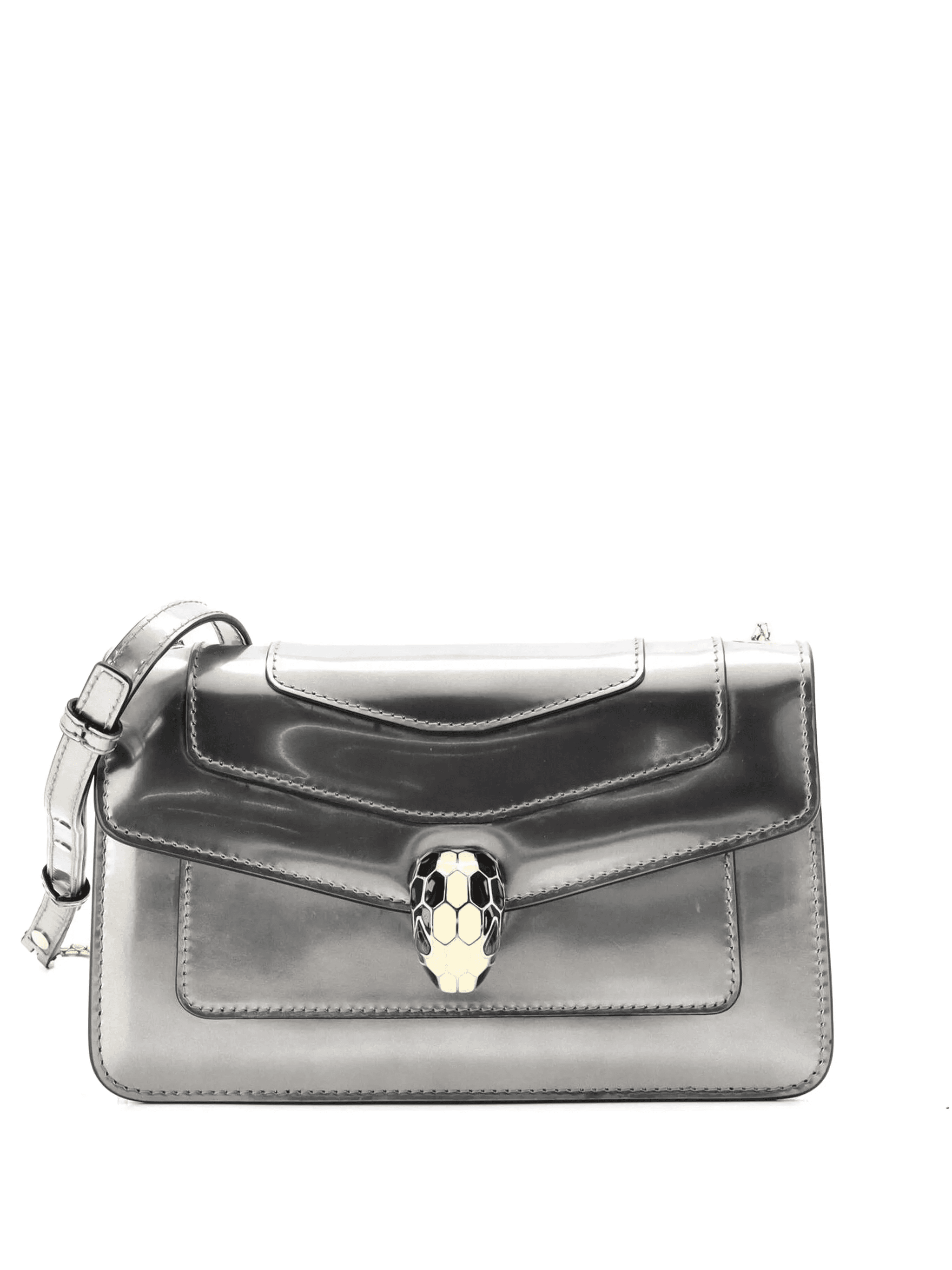 Serpenti Forever Metallic Leather Small shoulder bag - Image 1