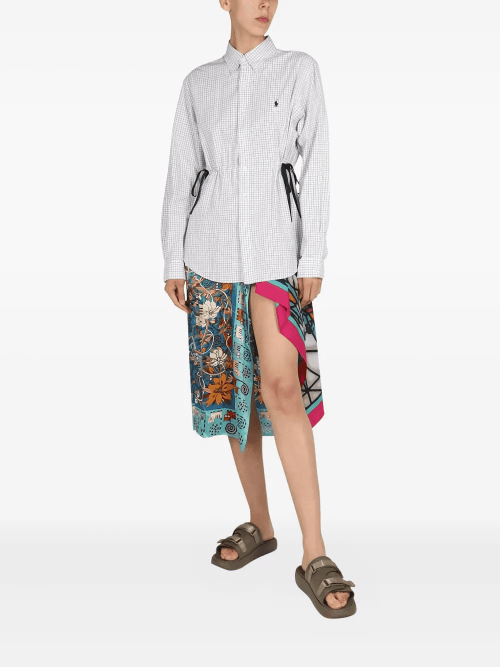 check tie dress - Image 1