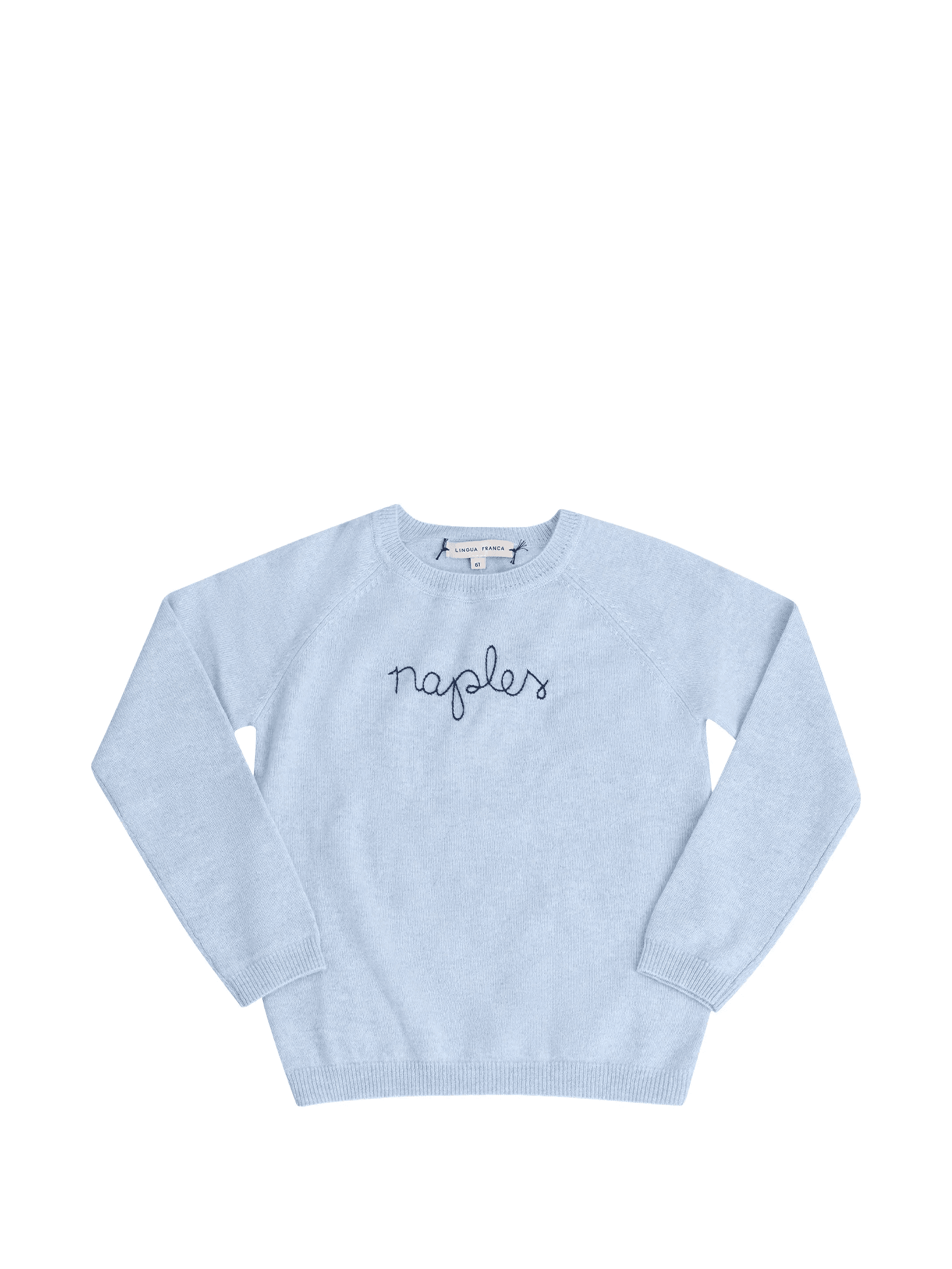 Naples embroidered crewneck sweater - Image 1